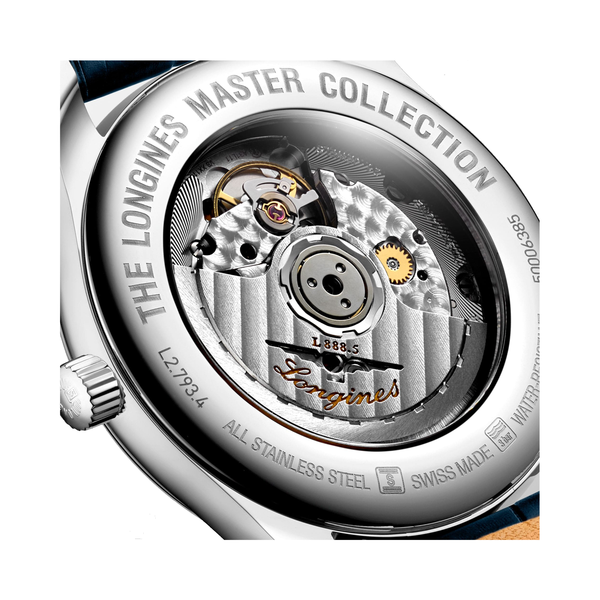 Longines Master Collection Master Collection 40mm, White Dial, Roman Numerals_3