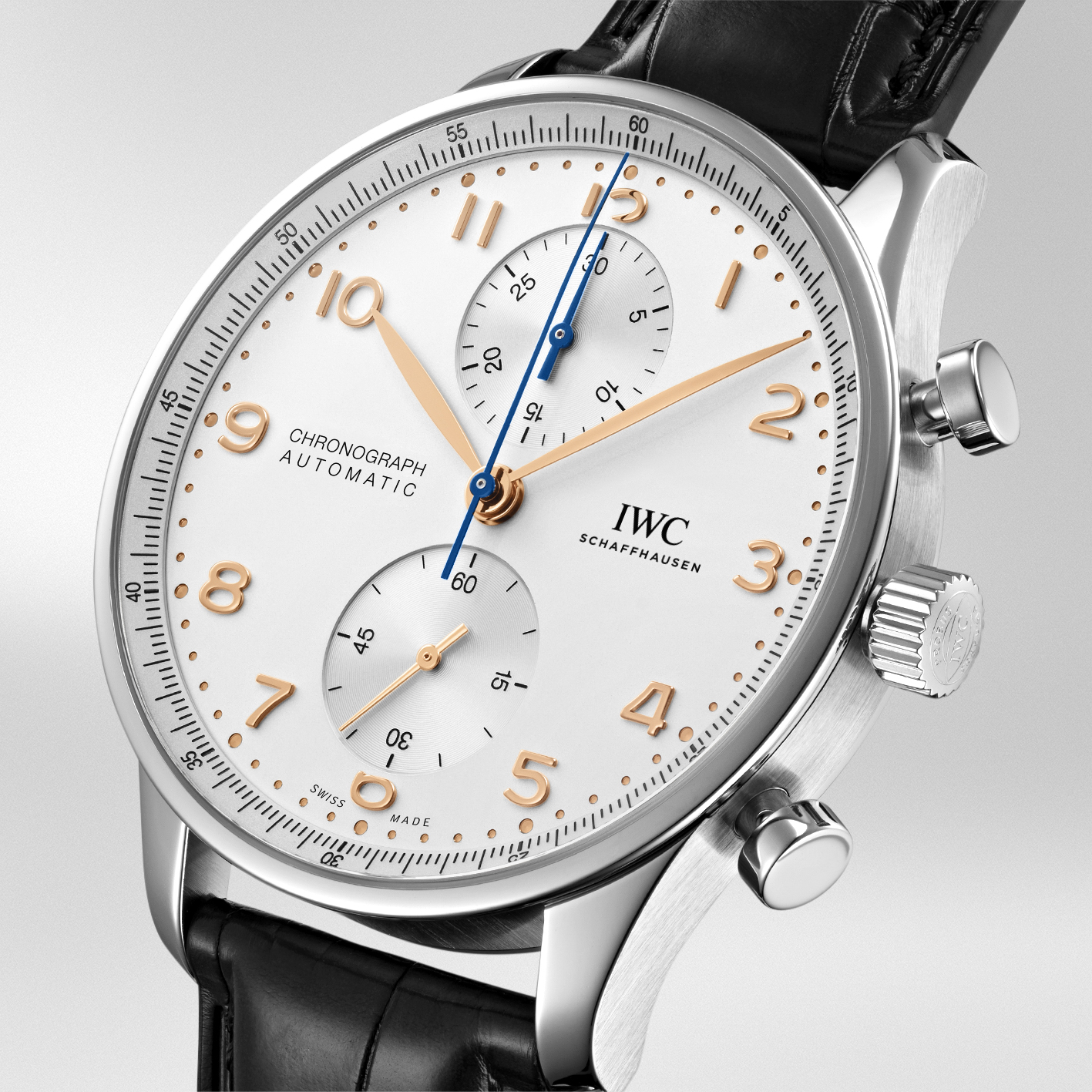 IWC Portugieser Chronograph 41mm, Silver Dial, Arabic Numerals_2