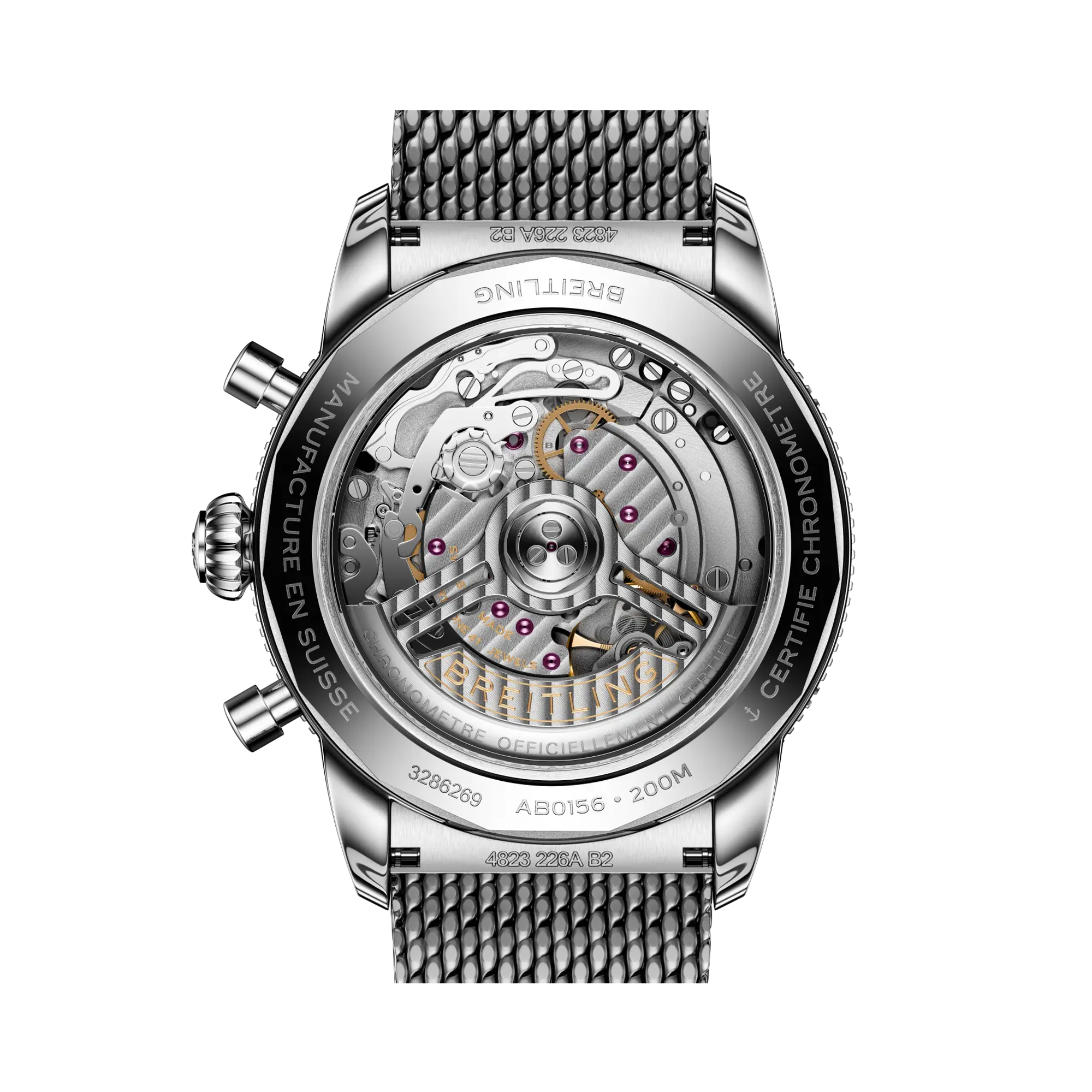 Breitling Superocean Heritage Chronograph 42 44mm, Black Dial, Baton Numeral_4