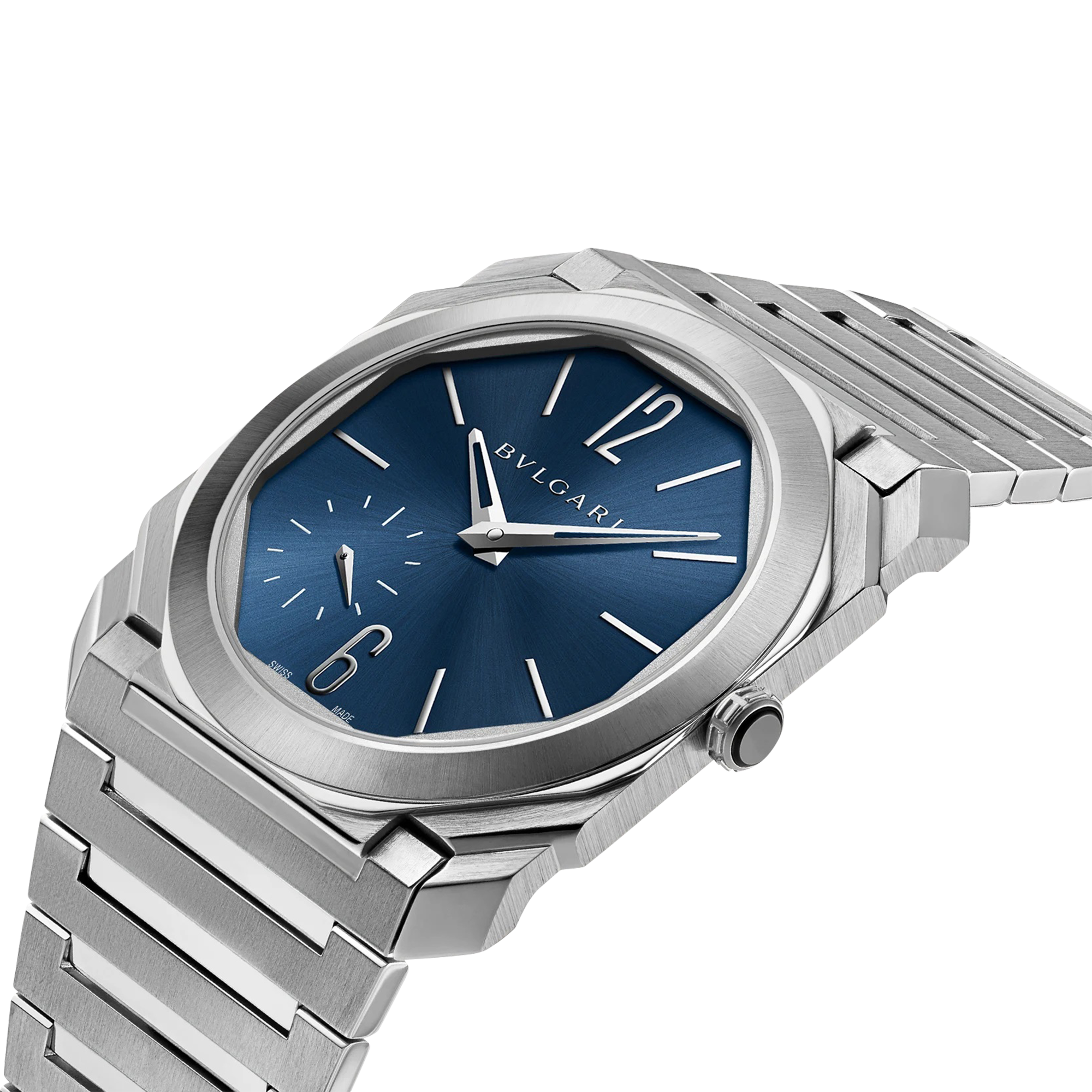 Bvlgari Octo Finissimo 40mm, Blue Dial, Arabic & Baton Numerals_2