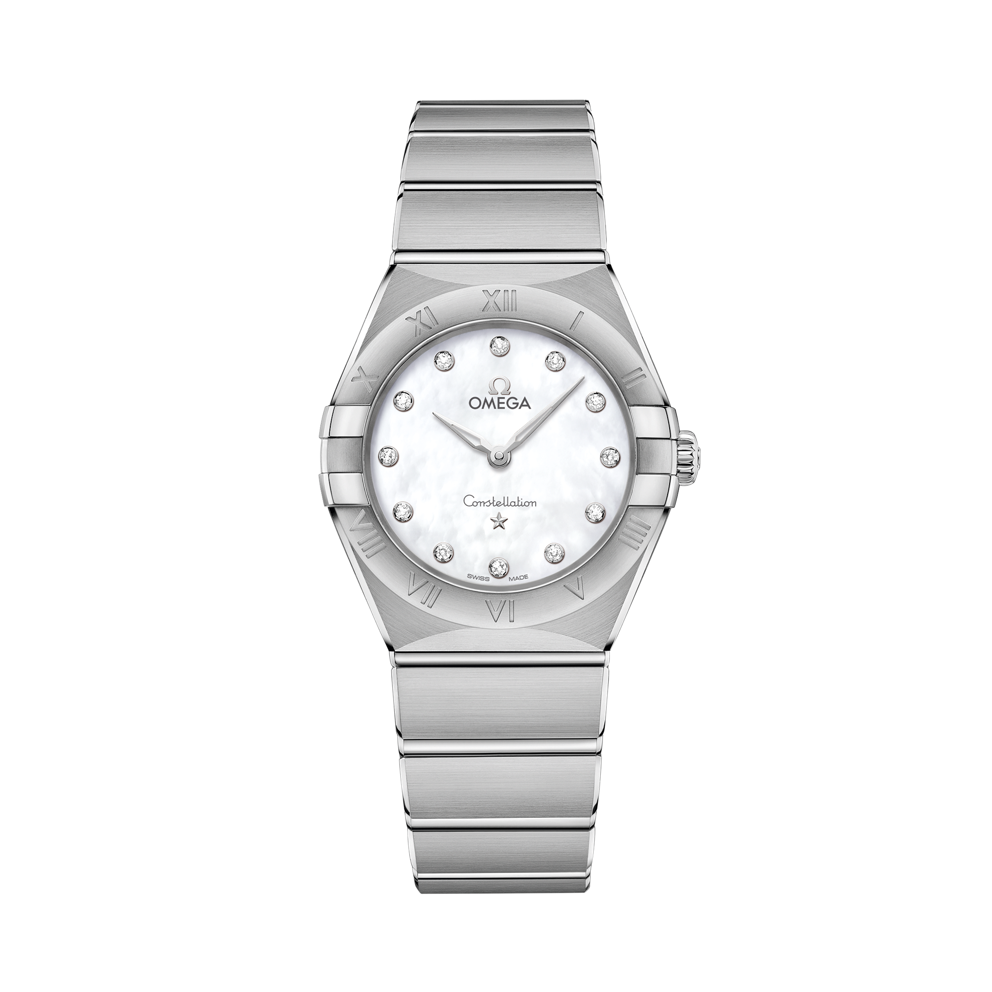OMEGA Constellation 28mm, Mother of Pearl dial, Diamond numerals_1