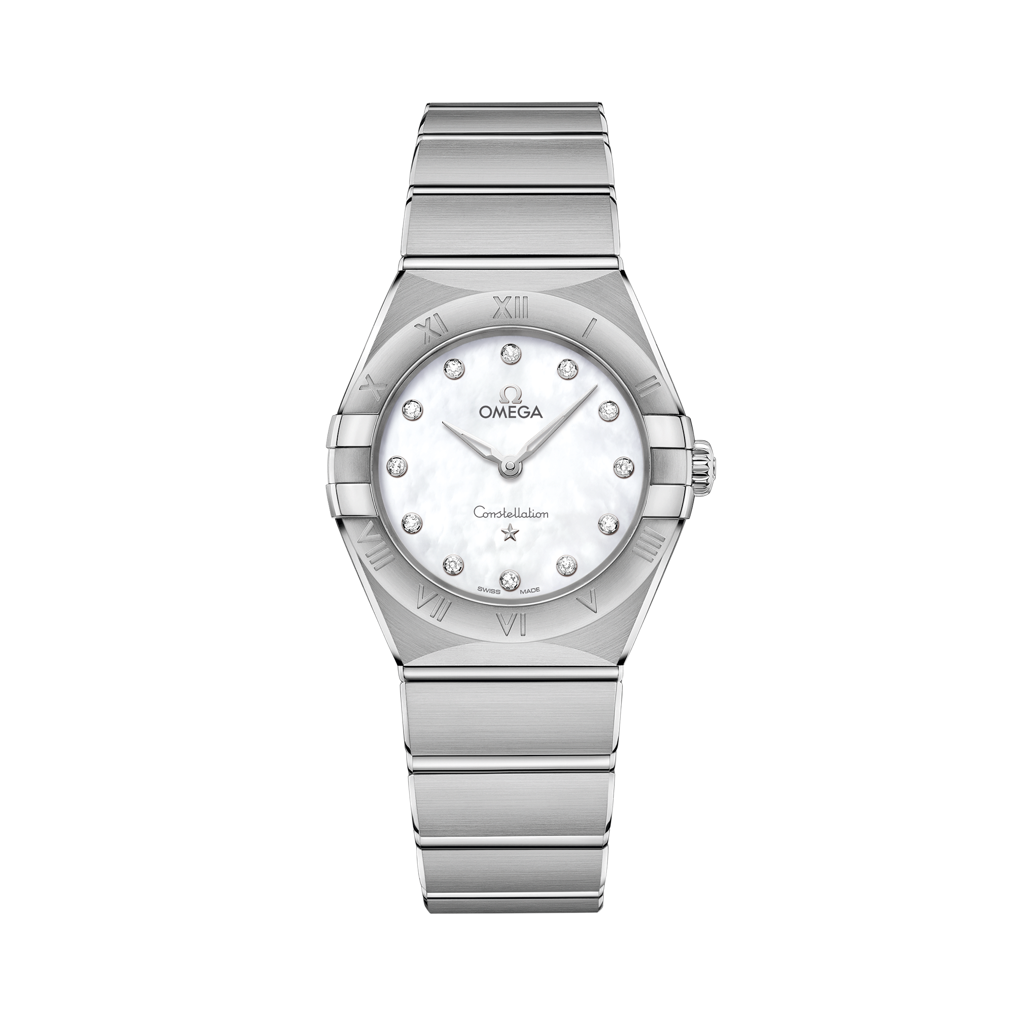 OMEGA Constellation 28mm, Mother of Pearl dial, Diamond numerals_1