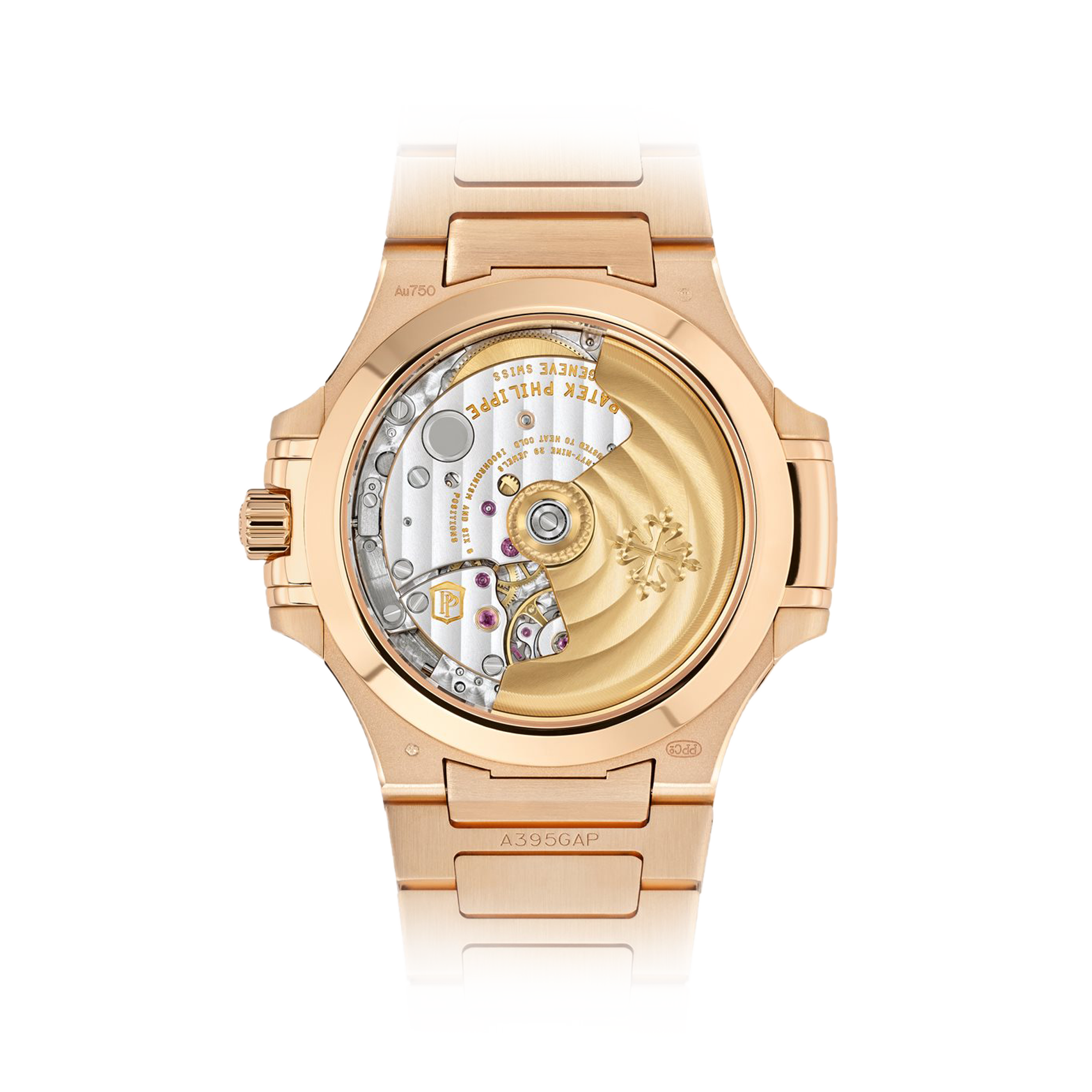 Patek Philippe Nautilus 35.2mm, Rose Dial, Baton Numerals_2