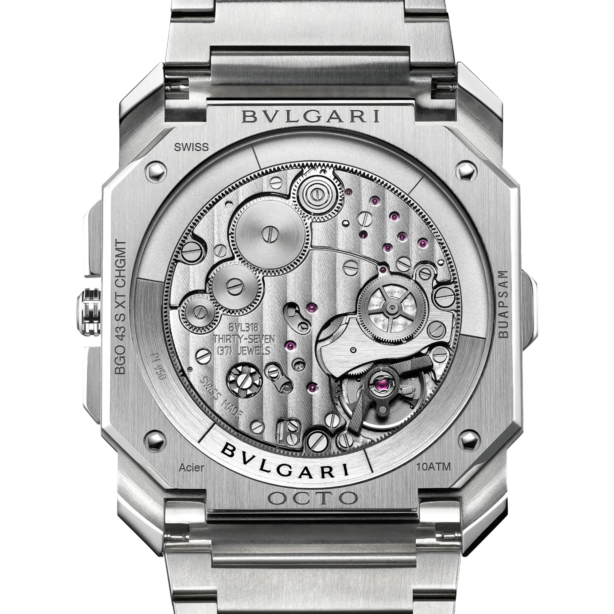 Bvlgari Octo Finissim 43mm, Blue Dial, Arabic & Baton Numerals_4