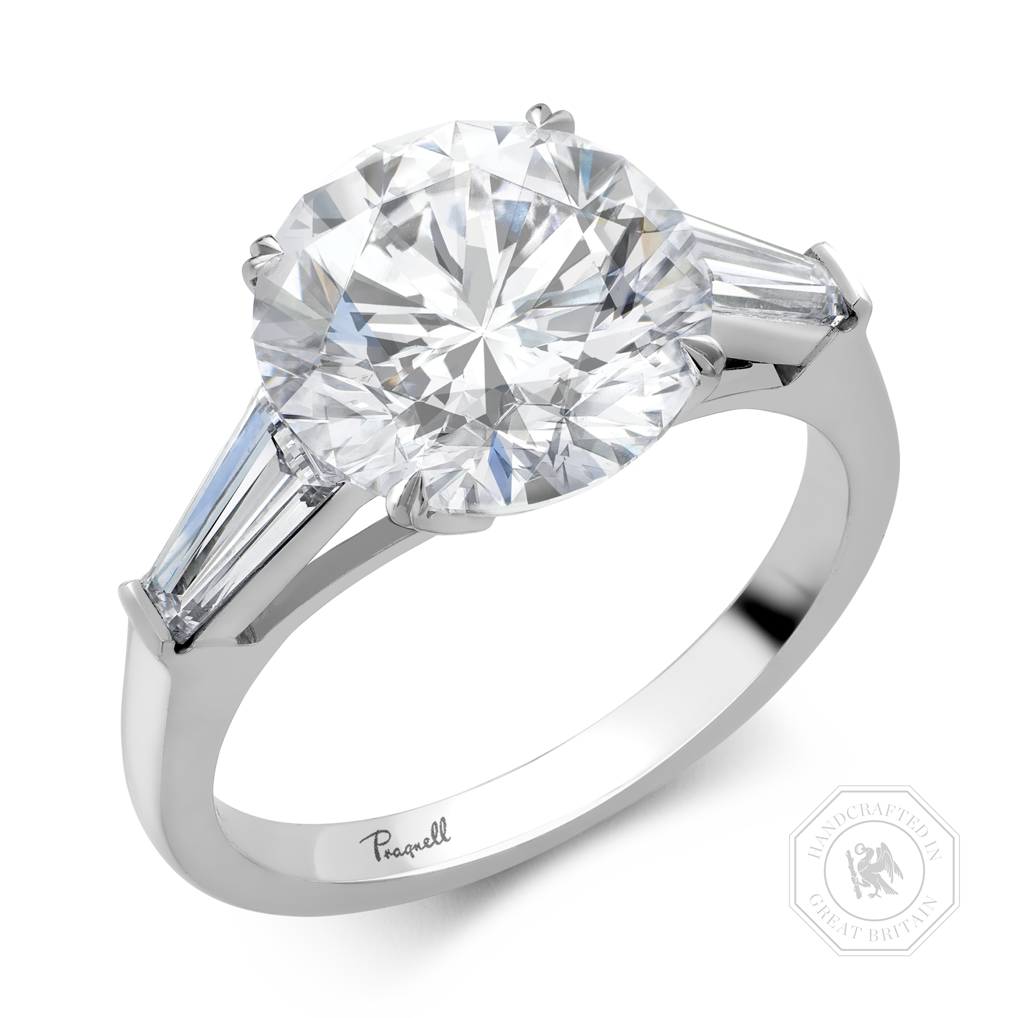 Regency 4.23ct Brilliant Cut Botswana Diamond Ring Brilliant cut, Claw set_1