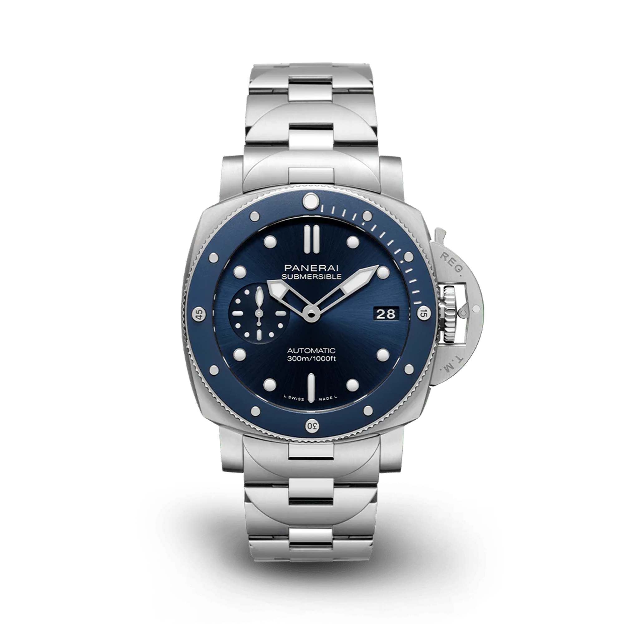 Panerai Submersible - 42mm 42mm, Blue Dial, Baton Numerals_1