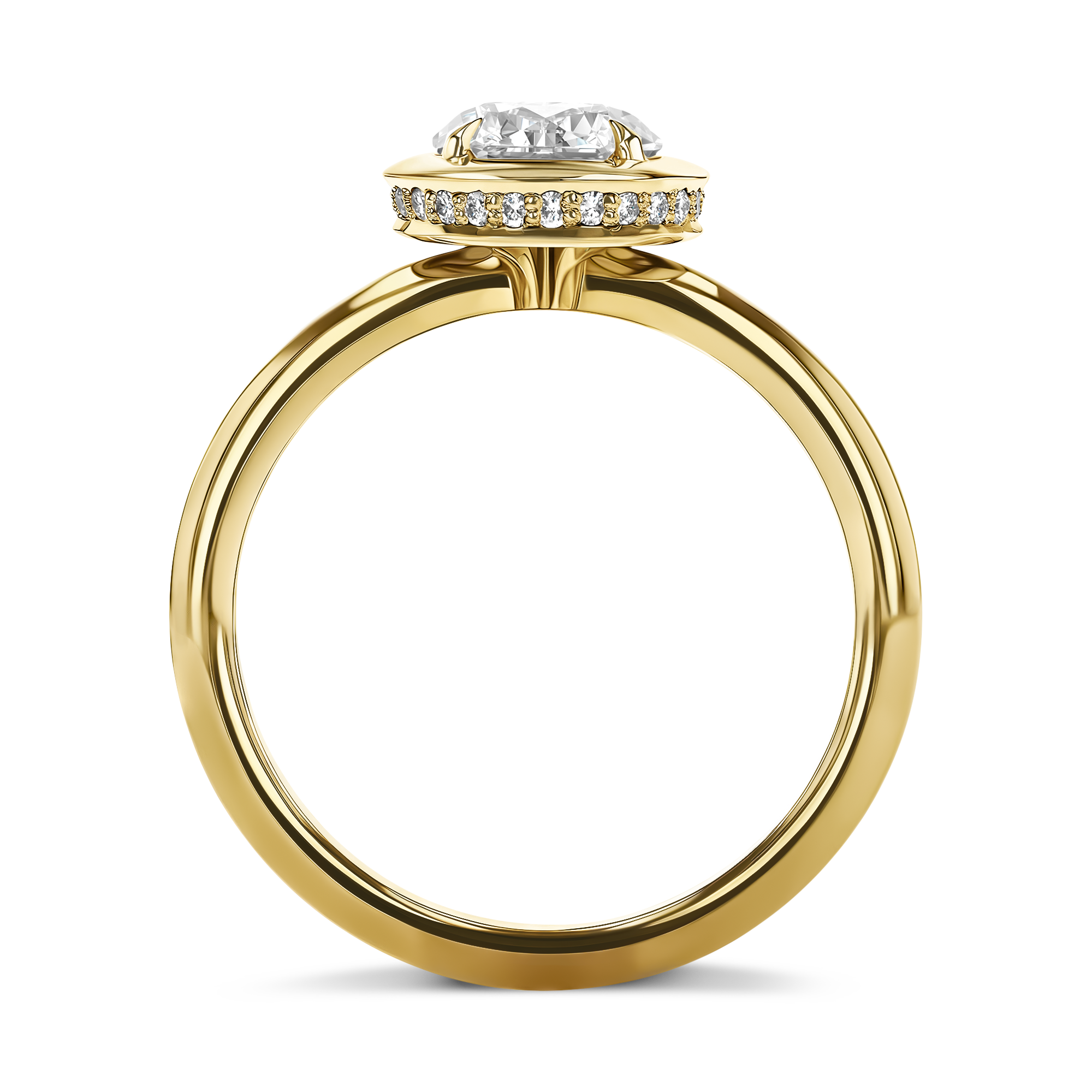 Skimming Stone 0.71ct Brilliant Cut Diamond Ring Brilliant cut, Claw set_3