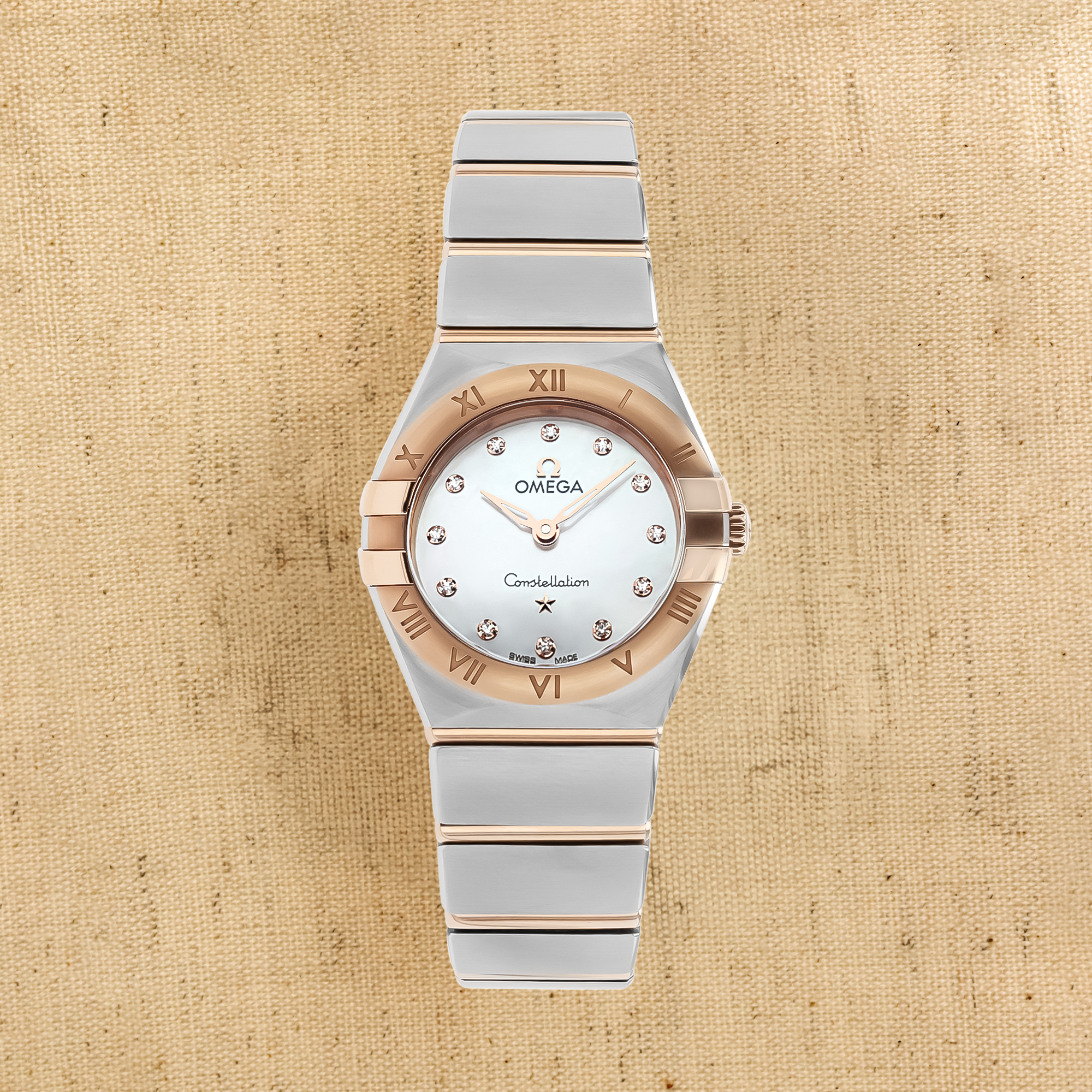 Pre-Owned OMEGA Constellation 25mm, White Dial, Diamond Numerals_1
