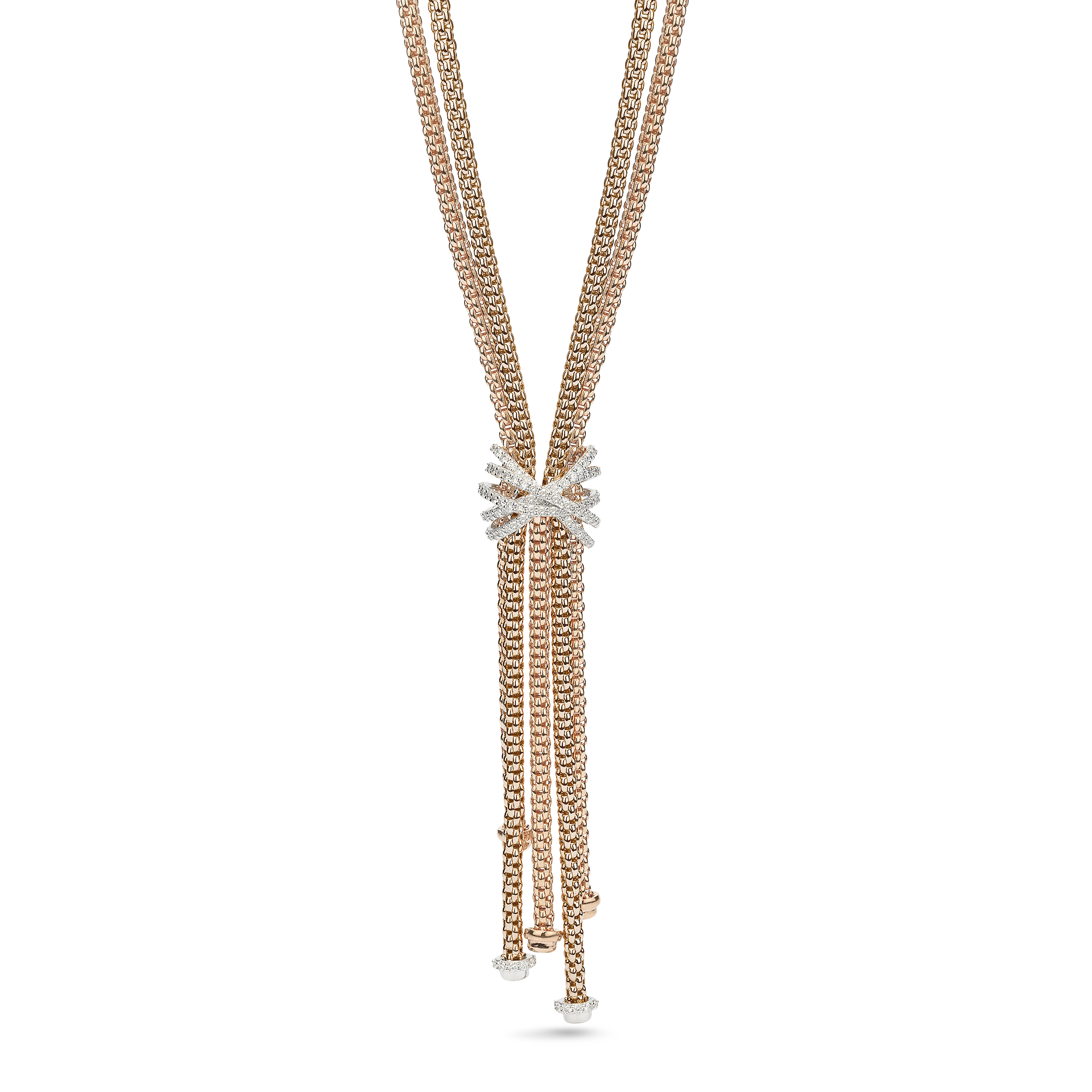 Fope Prima MiaLuce Diamond Necklace Brilliant Cut, Pavé Set_1
