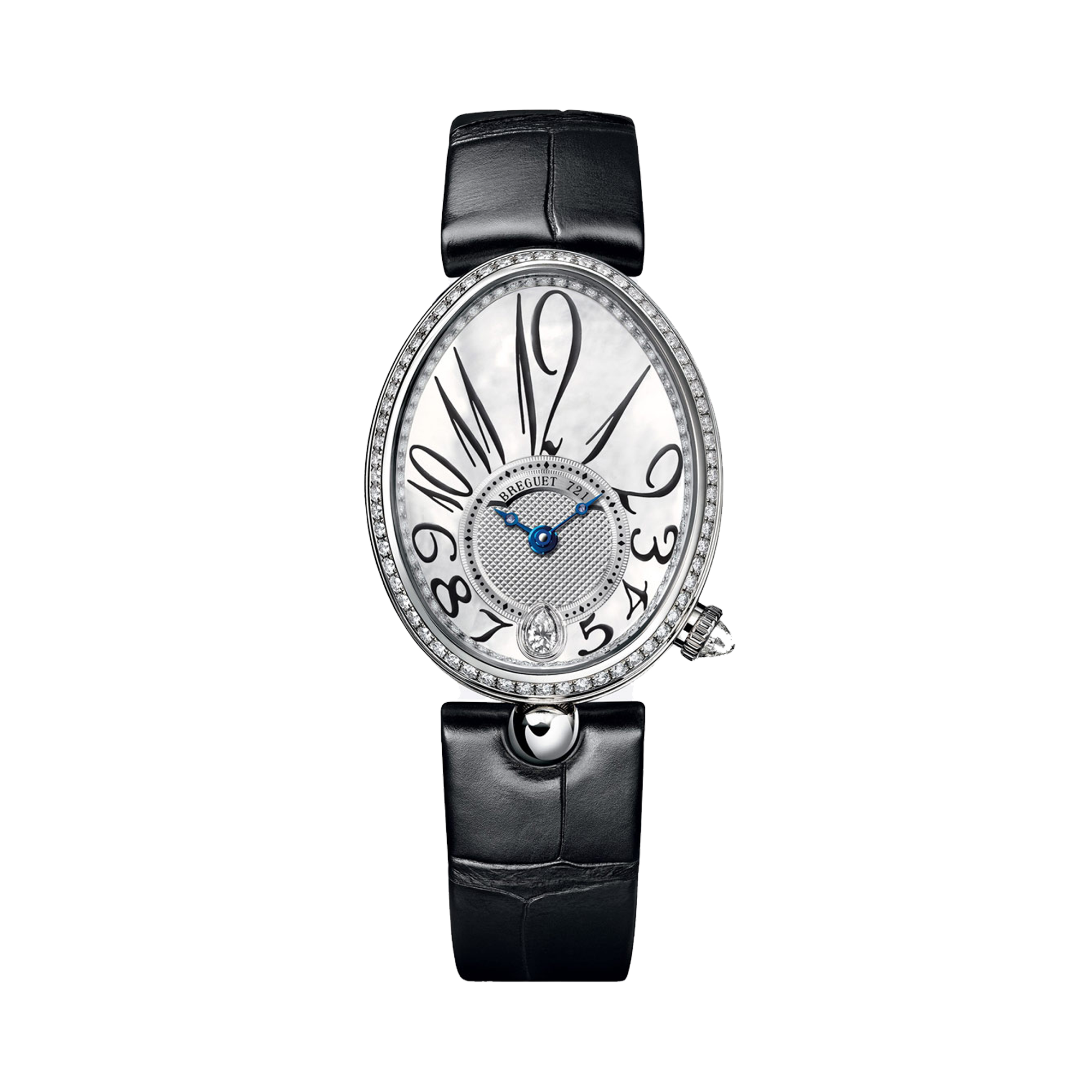 Breguet Reine de Naples 36.5mm, Mother of Pearl Dial, Arabic Numerals_1