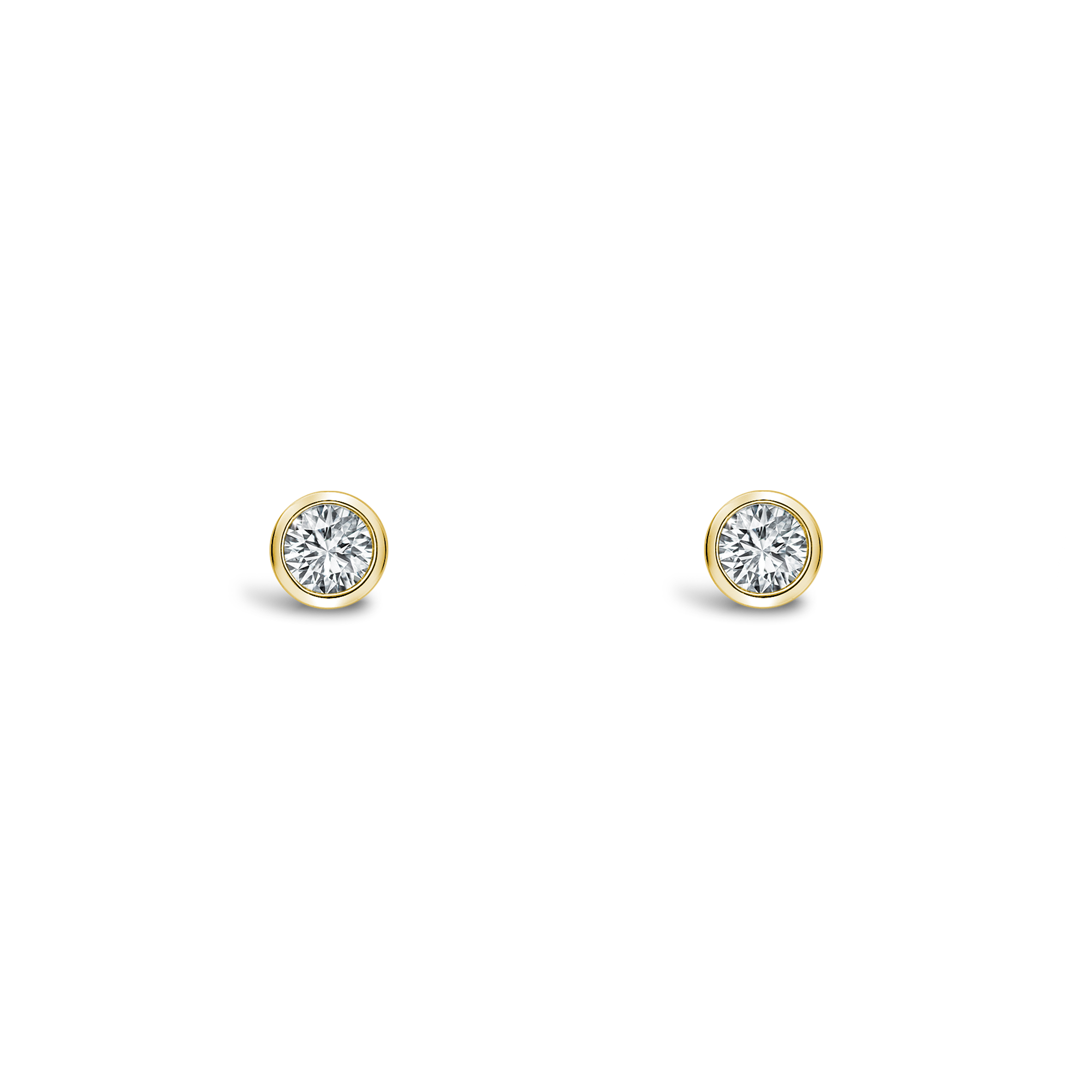 Sundance Diamond Stud Earrings Brilliant Cut, Rubover Set_1