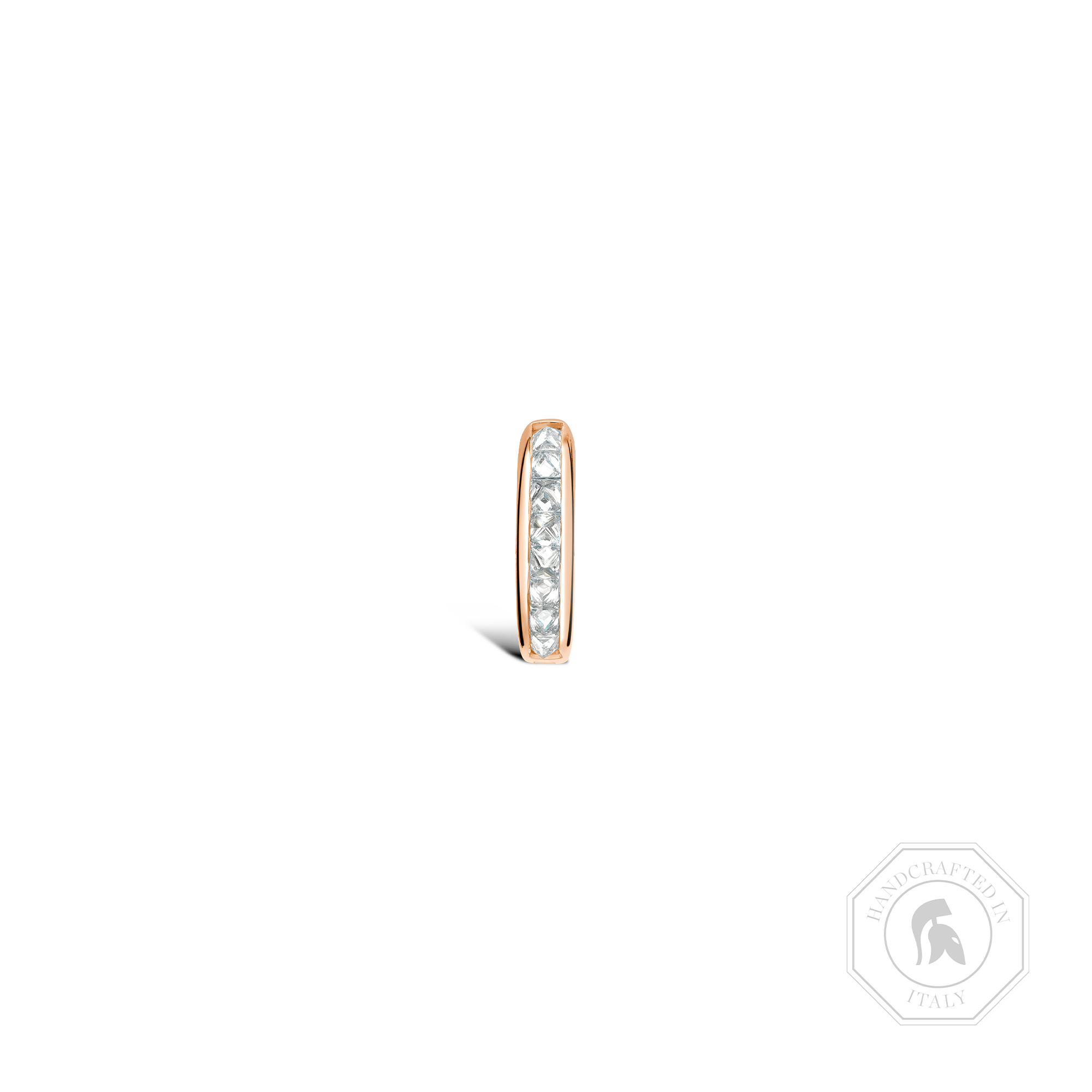 RockChic Diamond Hoop Earring Princess Cut_1