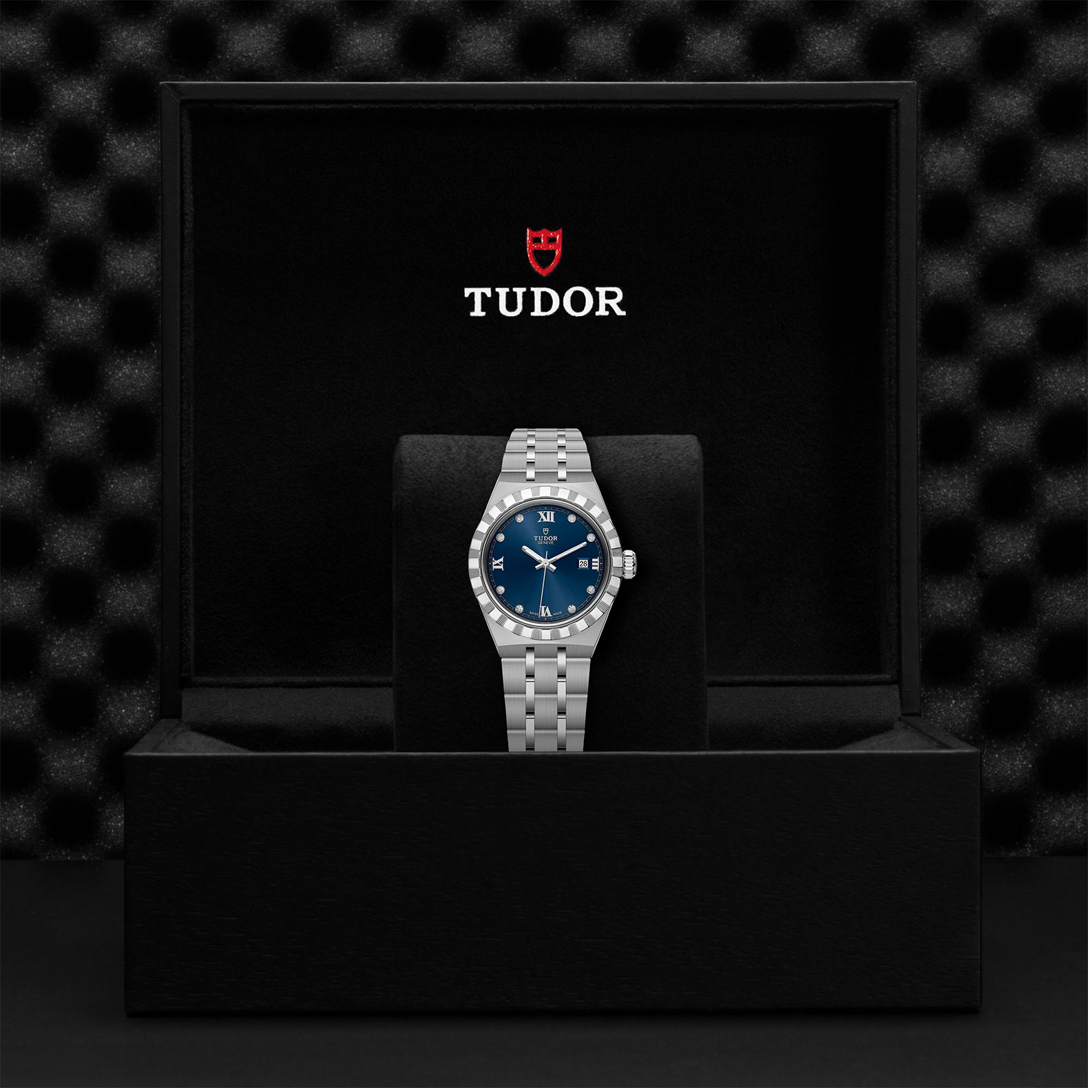 Tudor Royal 28mm. Blue Dial. Diamond Numerals_3