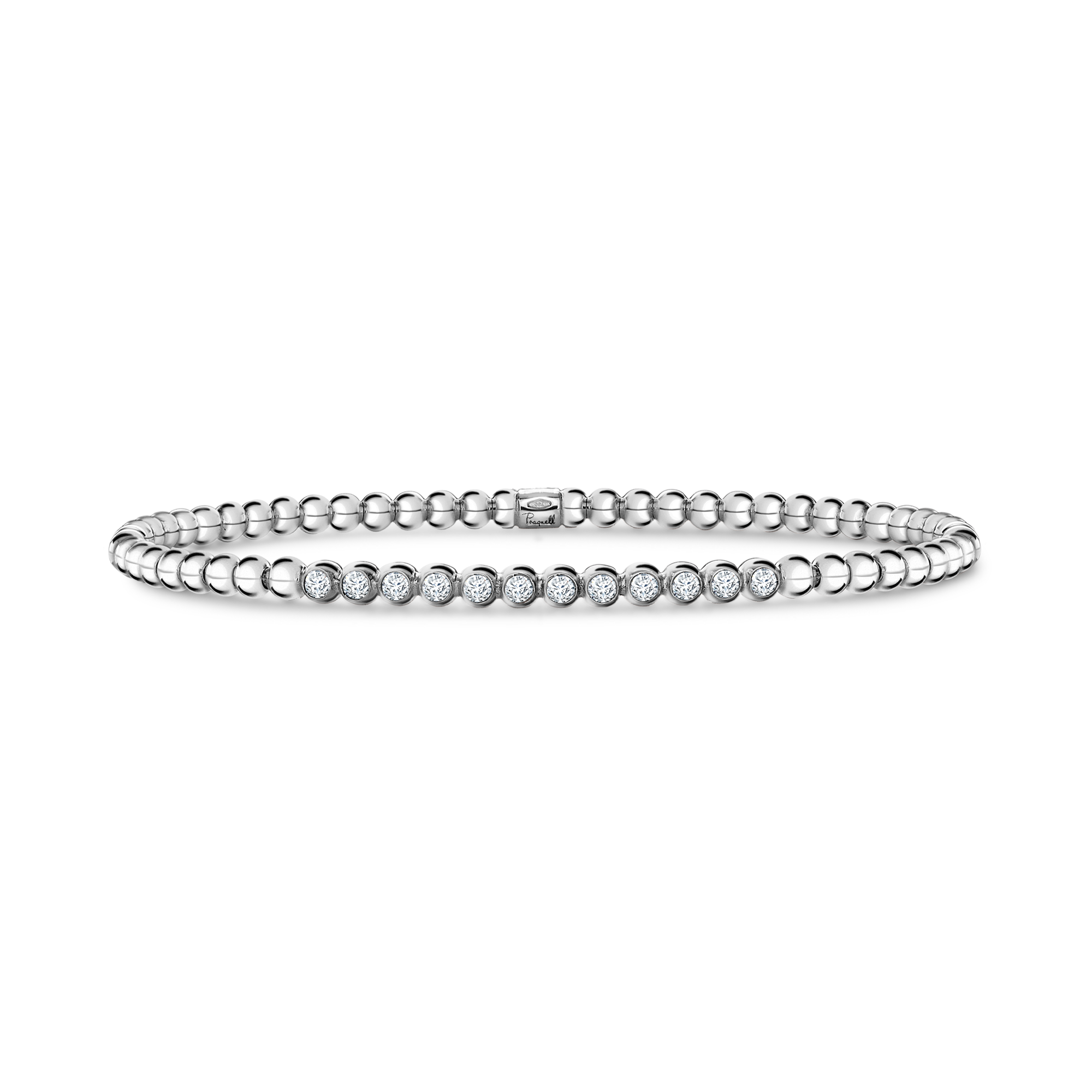 Bohemia Diamond Bracelet Brilliant Cut, Rubover Set_1