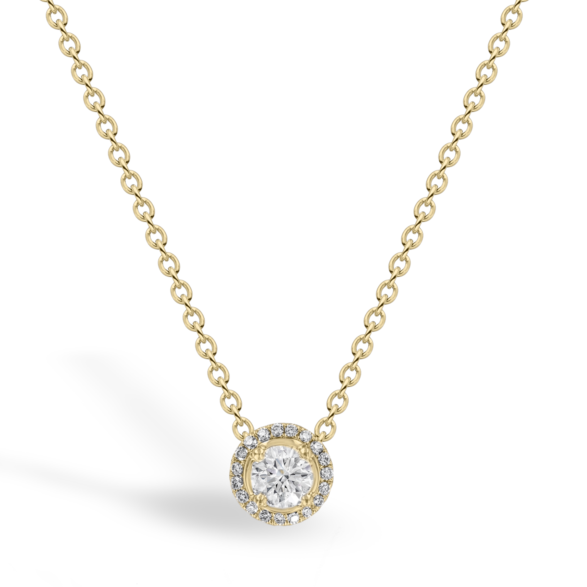 Celestial Brilliant Cut 0.50ct Diamond Cluster Pendant Brilliant cut, Claw set_1
