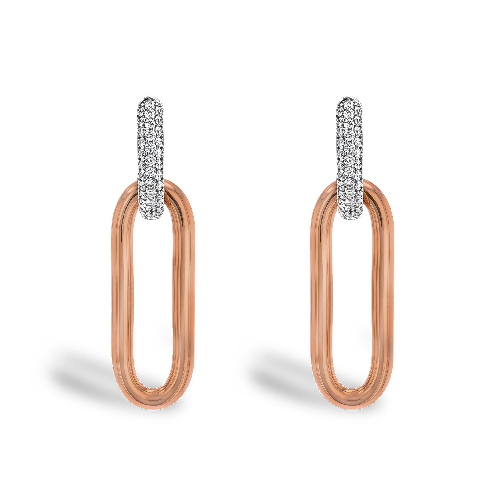 Havana Diamond Drop Earrings Brilliant Cut, Pave Set_2