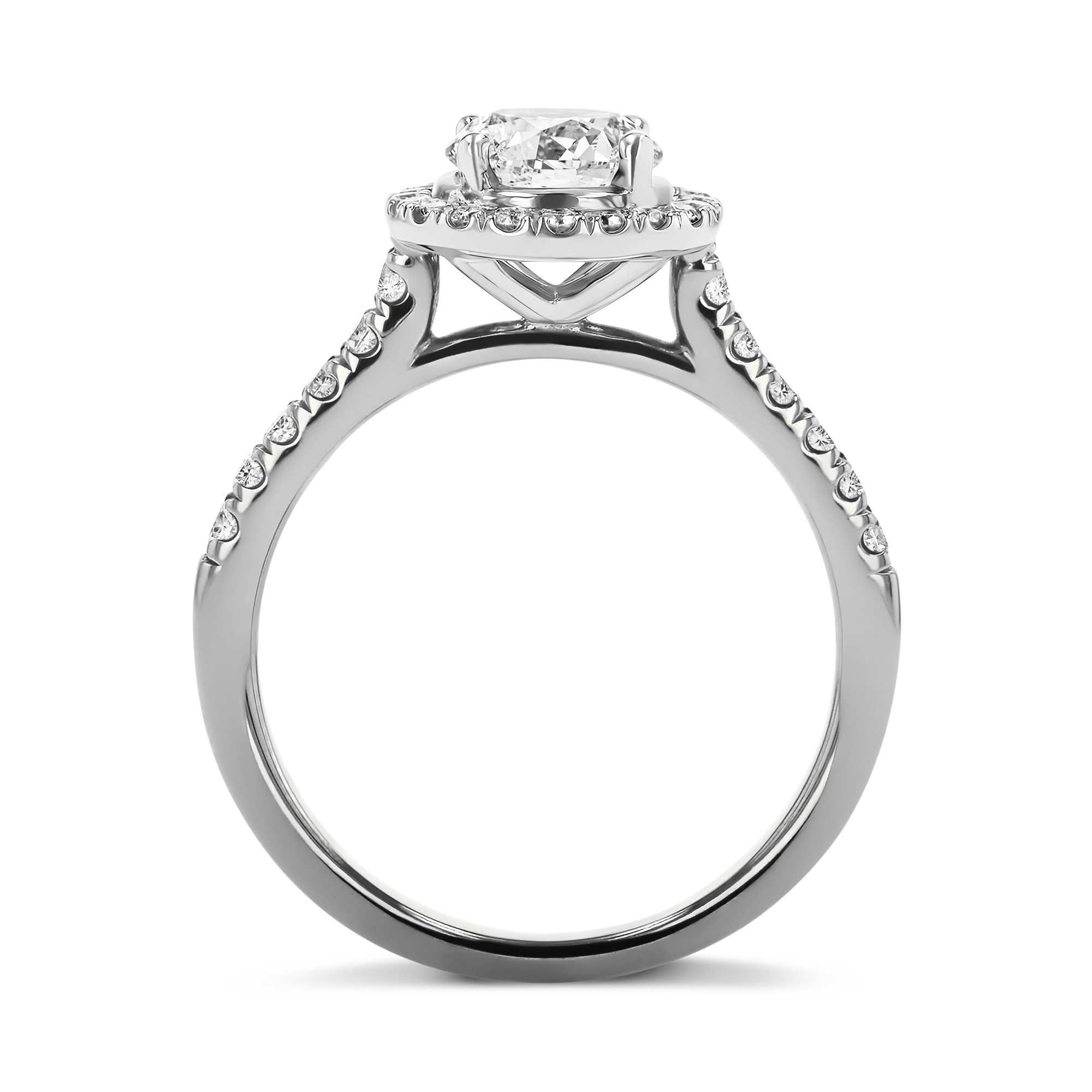 Celestial 0.30ct Brilliant Cut Diamond Cluster Ring Brilliant cut, Claw set_3