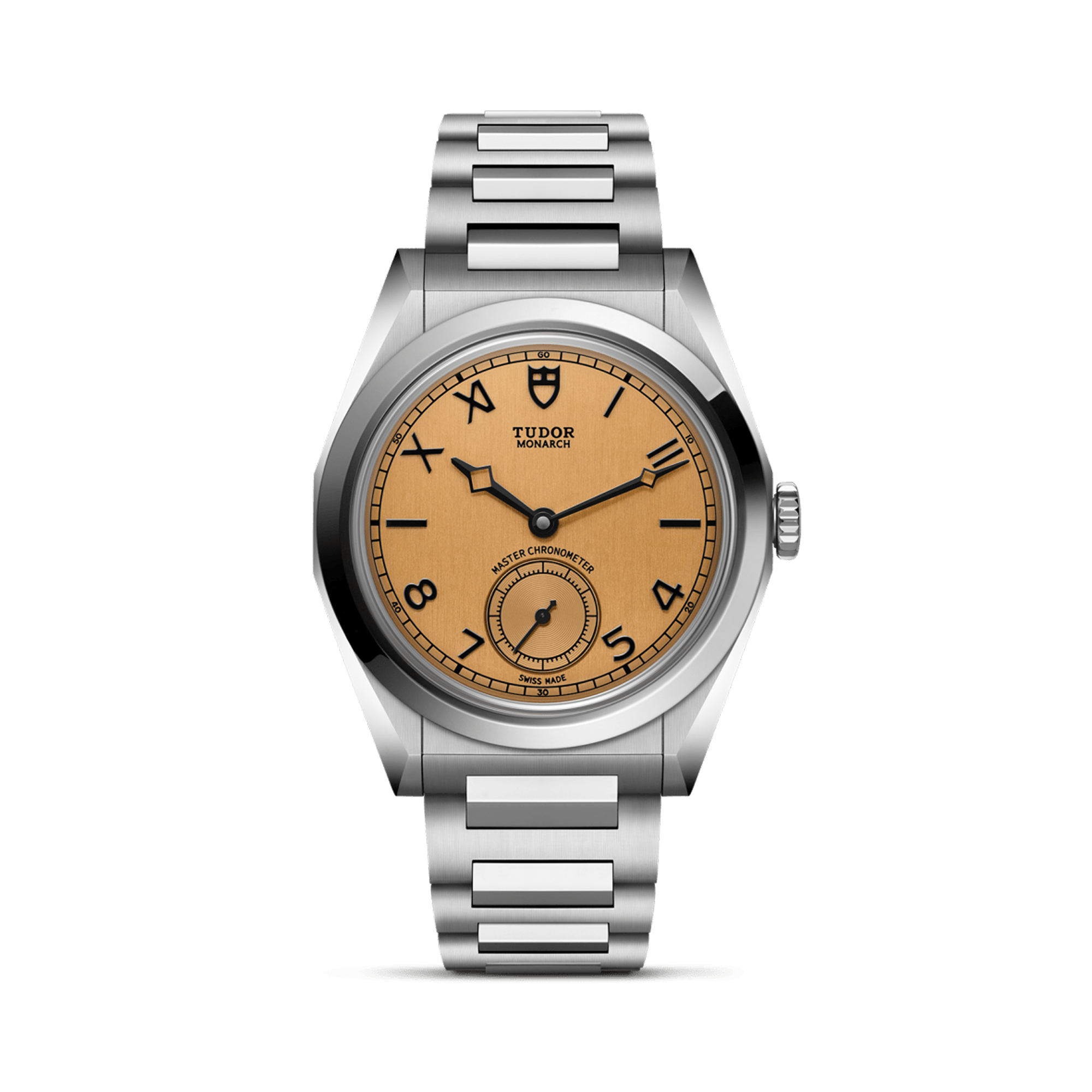 Tudor Monarch 39mm, Champagne Dial, Arabic/Roman Numerals_1