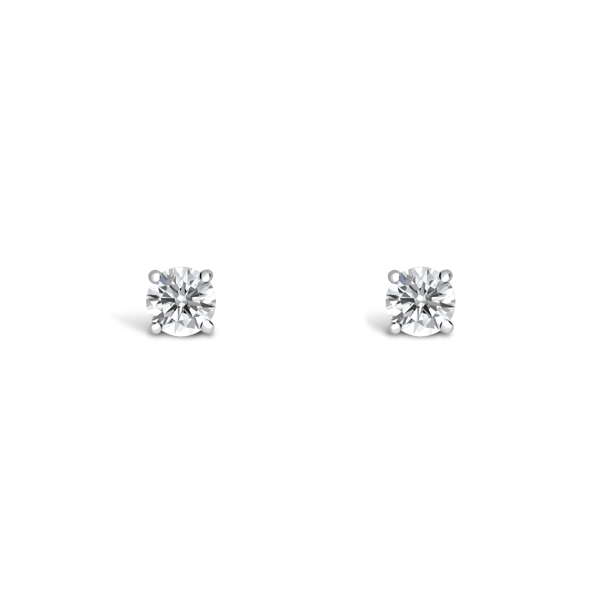 Contemporary Brilliant Cut 0.30ct Diamond Stud Earrings Brilliant cut, Claw set_1