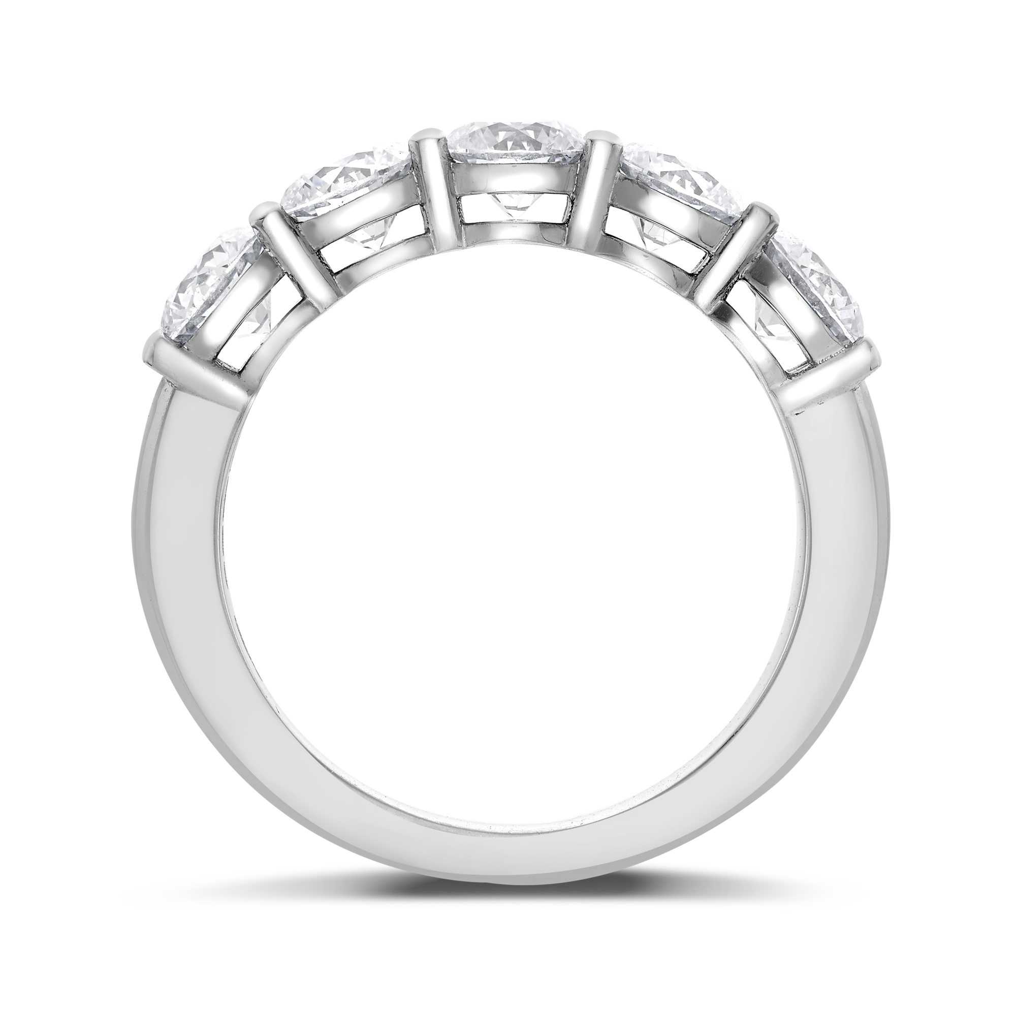 Five Stone Diamond Ring Brilliant cut, Claw set_3