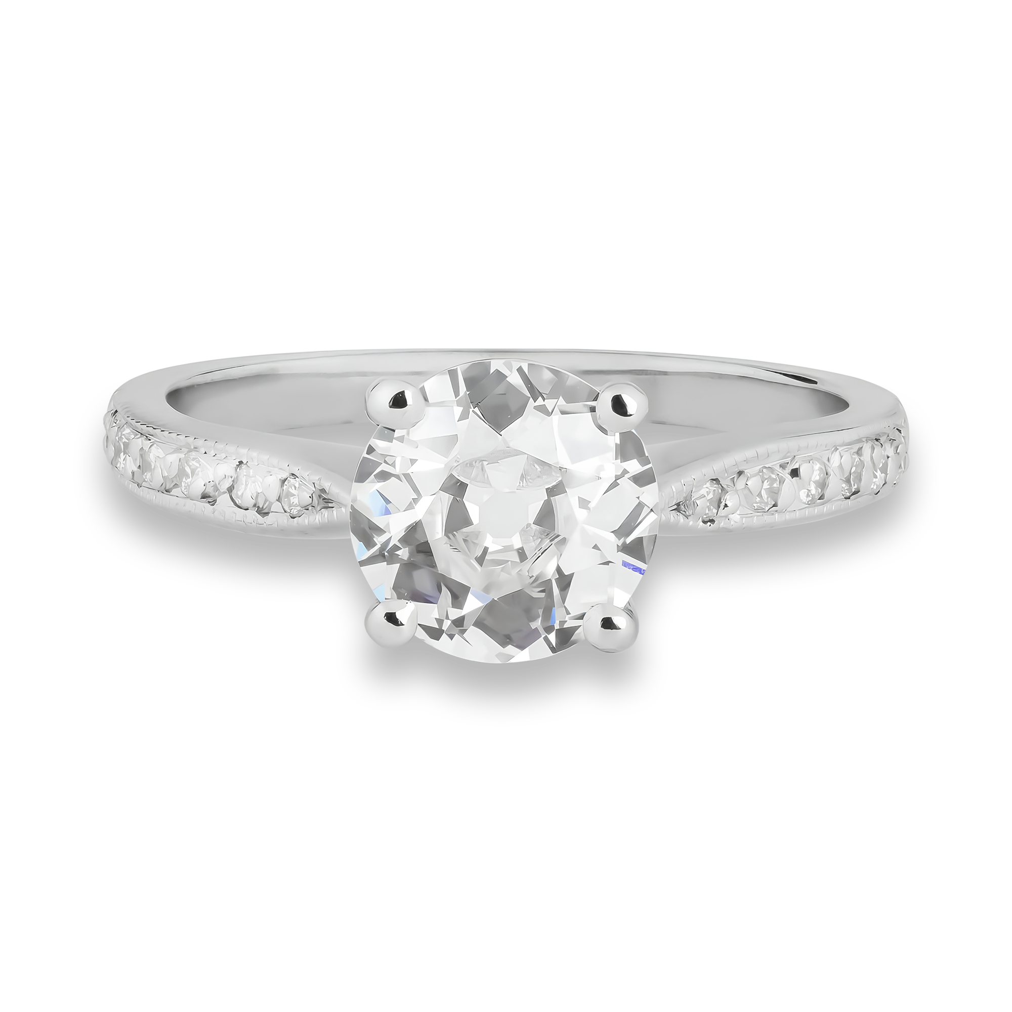 Old Cut 1.21ct Diamond Solitaire Ring Old Cut, Claw Set_2