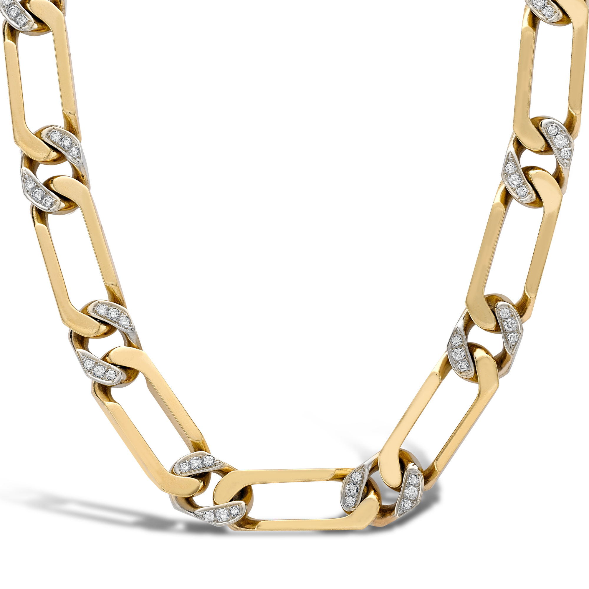 1980s Van Cleef & Arpels Diamond Transformable Necklace Brilliant cut, Claw set_2