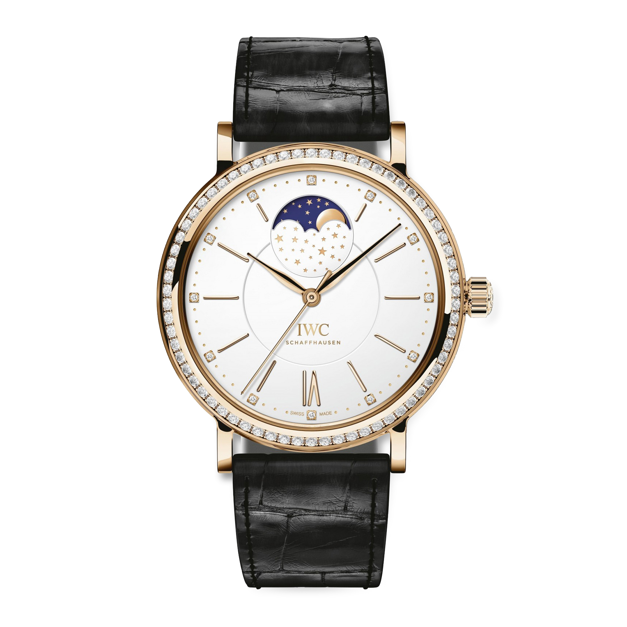 IWC Portofino Moon Phase 37 37mm, White Dial, Baton Numerals_1