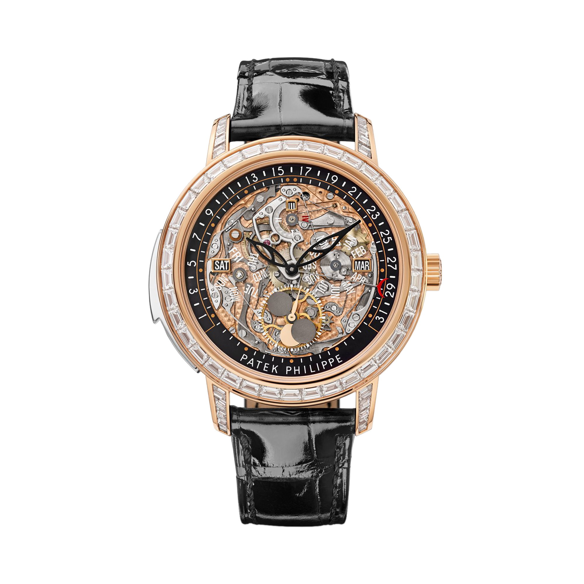 Patek Philippe Grand Complications 43mm, Skeleton Dial, Baton Numerals_1