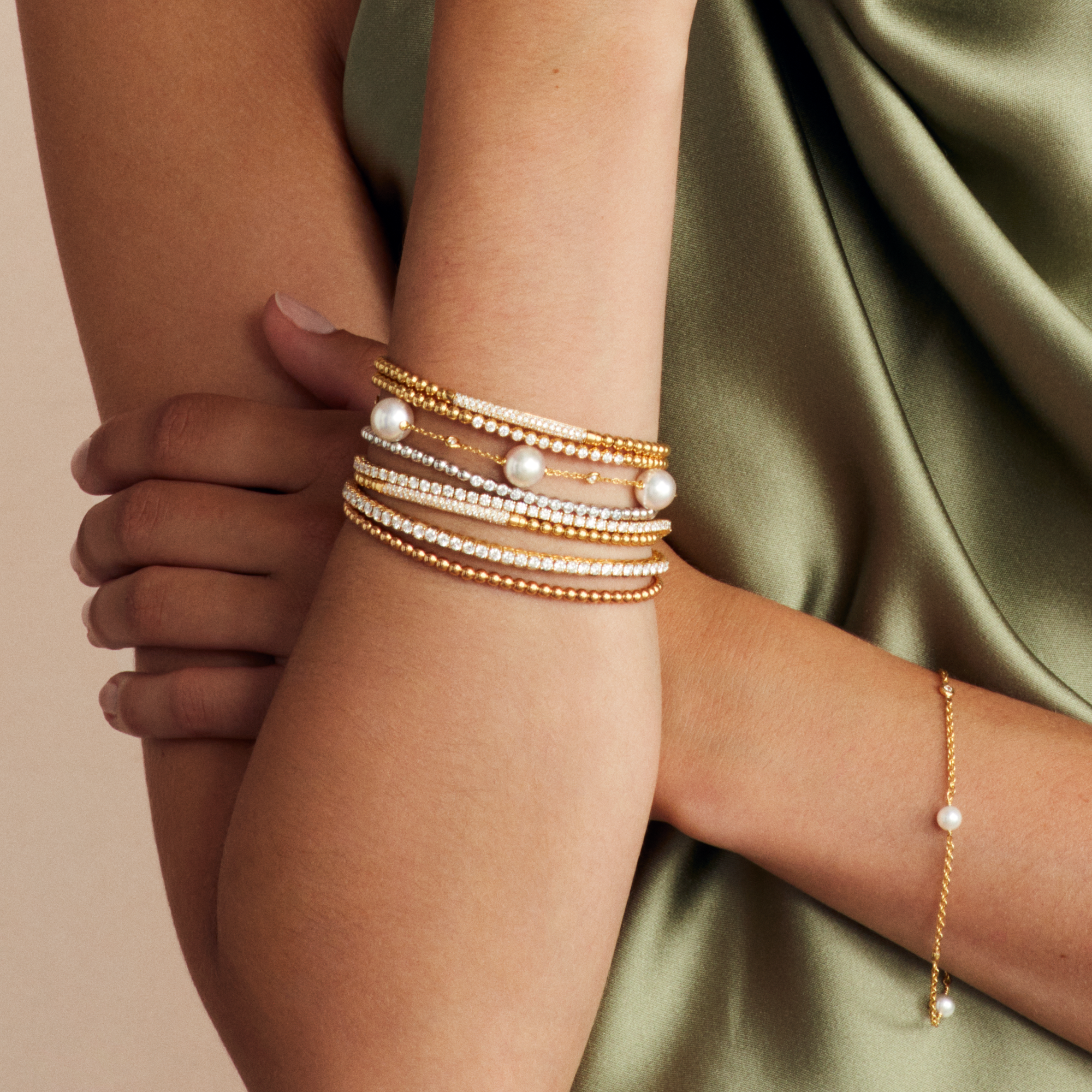 Bohemia Diamond Bracelet Brilliant Cut, Pavé Set_10