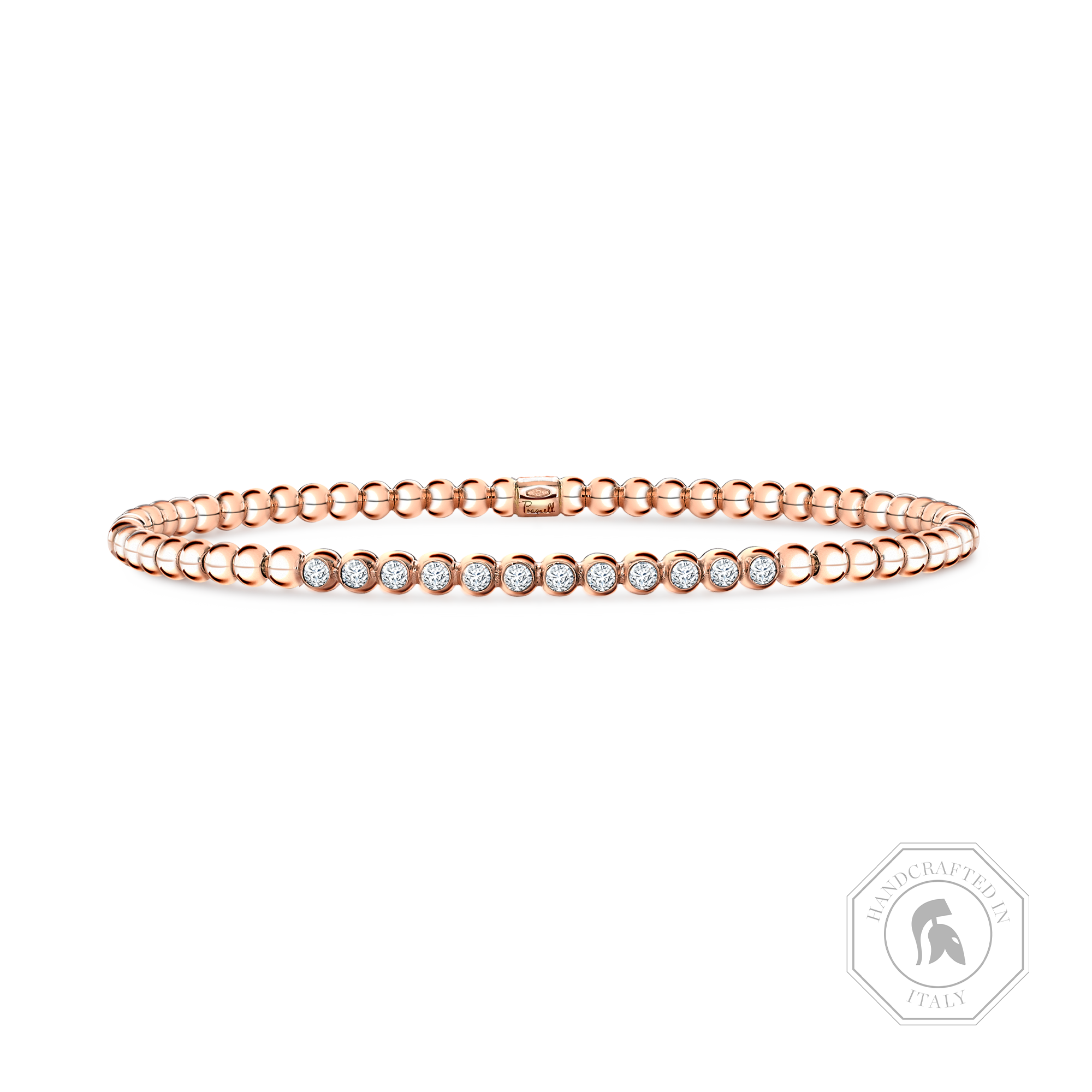 Bohemia Diamond Bracelet Brilliant Cut, Rubover Set_1