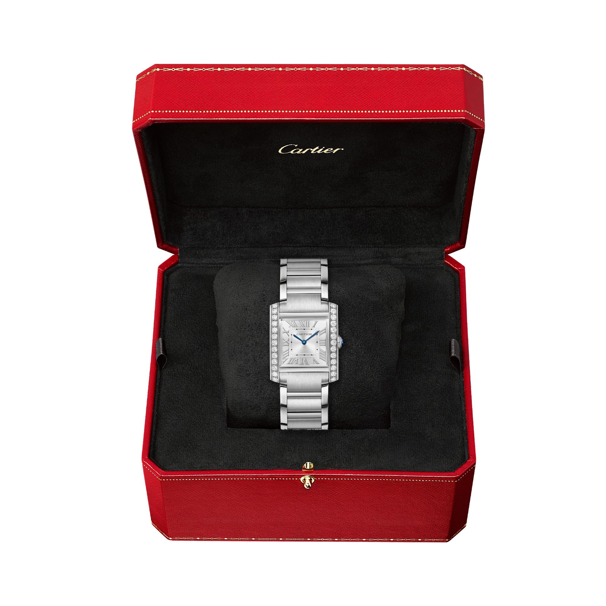 Cartier Tank Française 24.97mm, Silver Dial, Roman Numerals_5