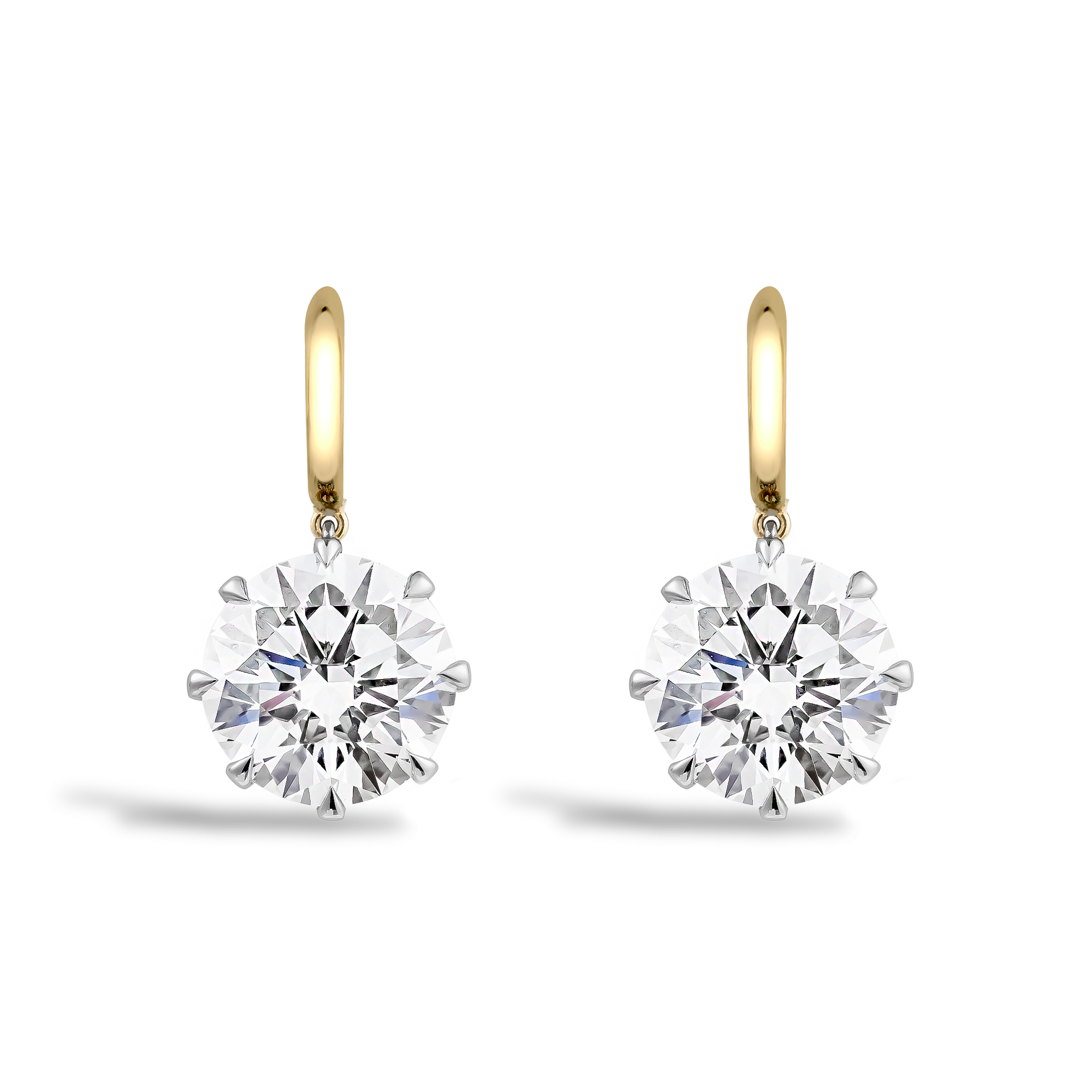 Masterpiece Legacy Brilliant Cut 8.35ct Diamond Earrings Brilliant cut, Claw set_2