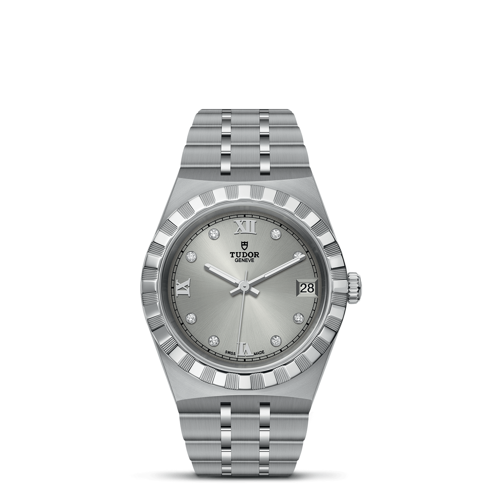 Tudor Royal 34mm. Silver Dial. Diamond Numerals_1