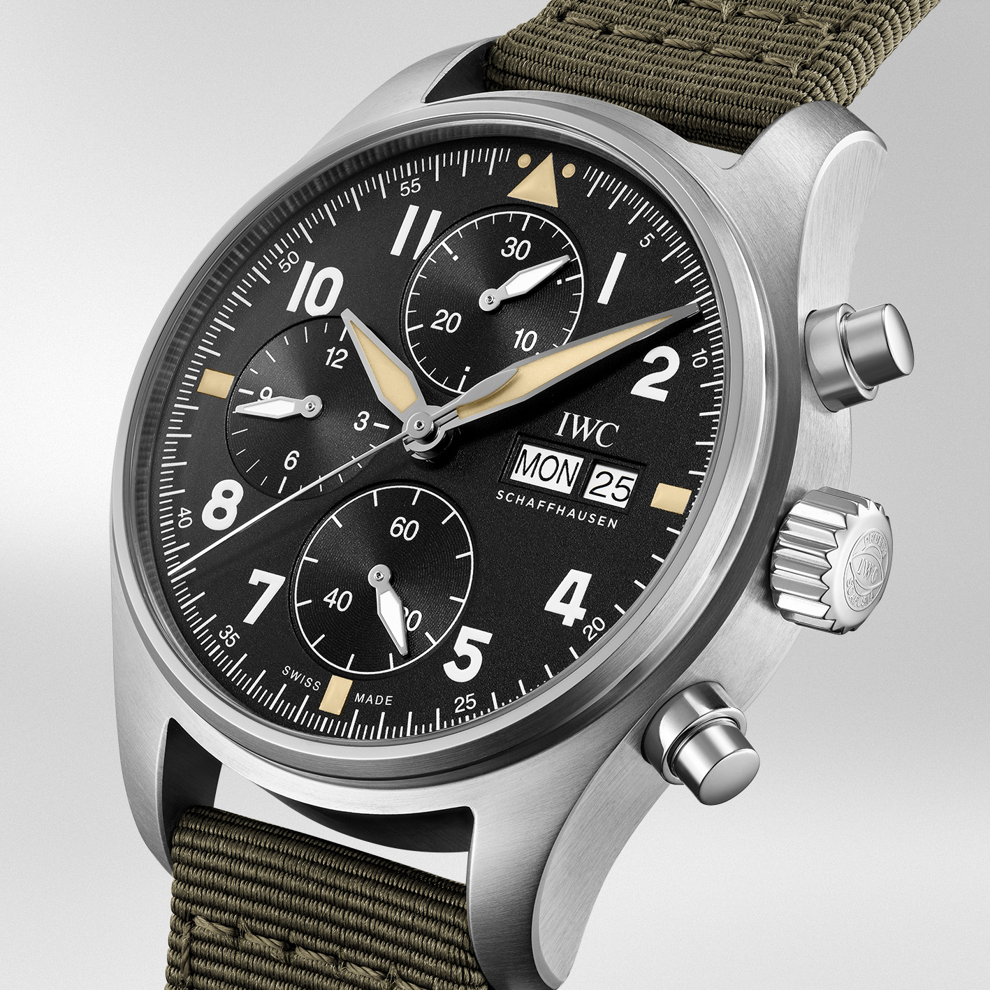 IWC Pilot's Spitfire Chronograph 41mm, Black Dial, Arabic Numerals_2