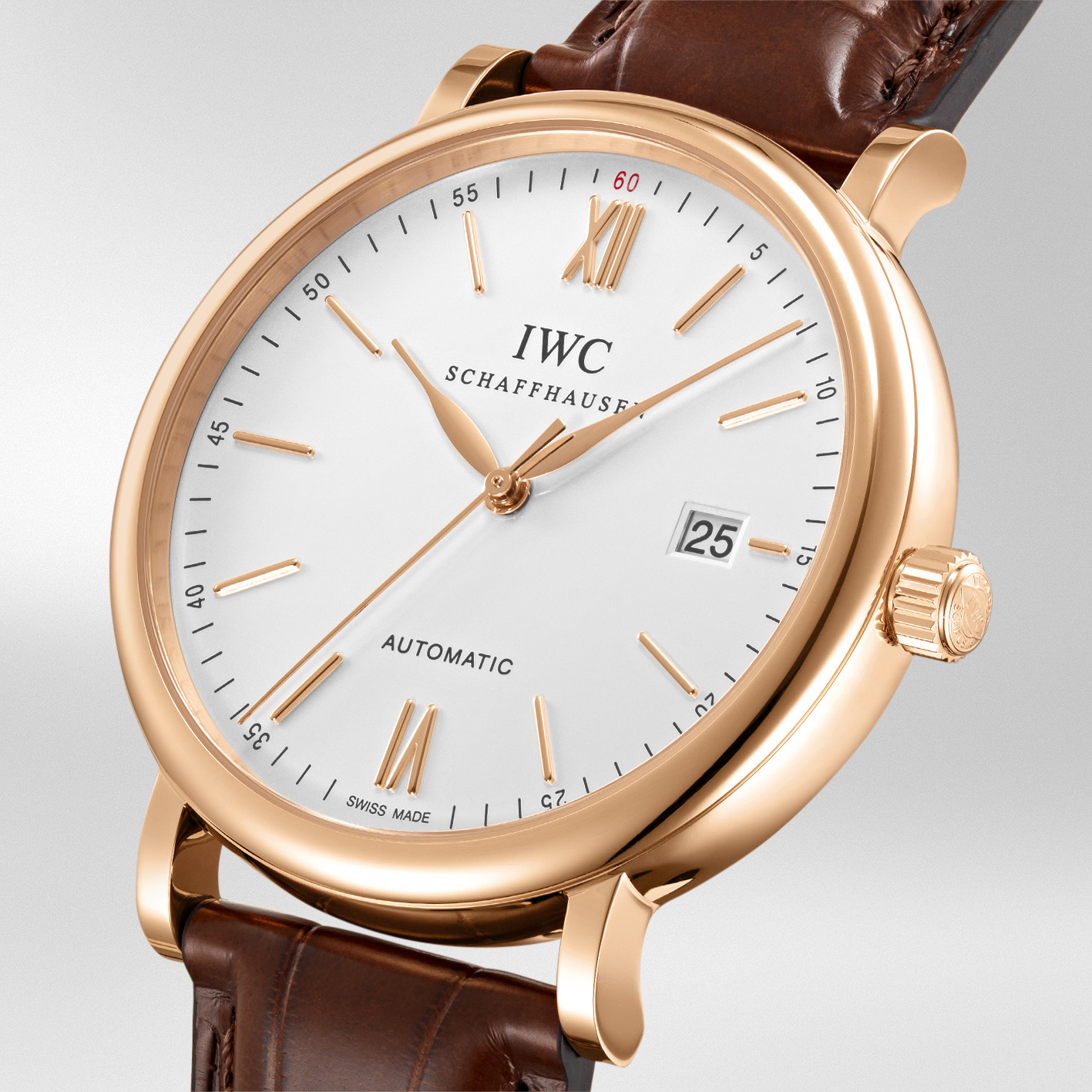 IWC Portofino Automatic 40mm, Silver Dial, Baton Numerals_2