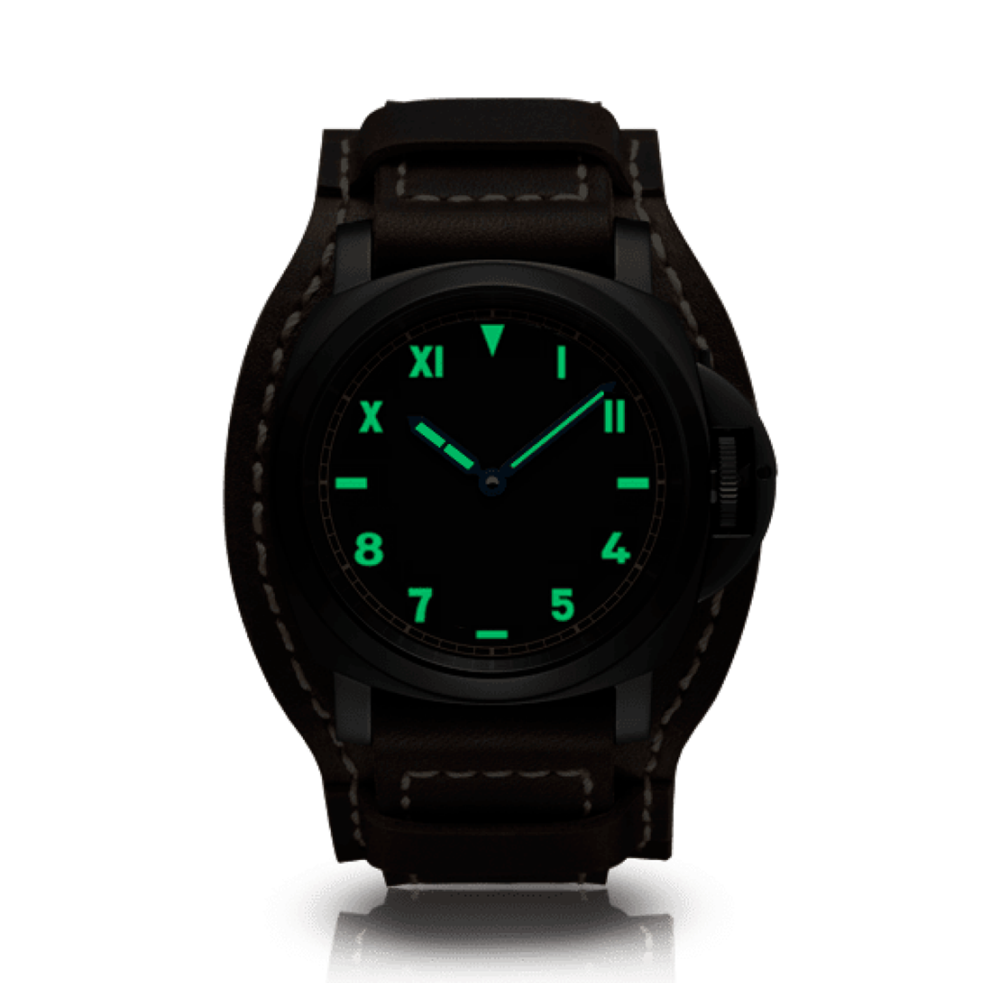 Luminor California 8 Days DLC - 44mm Black Dial, Arabic/Roman Numerals_4