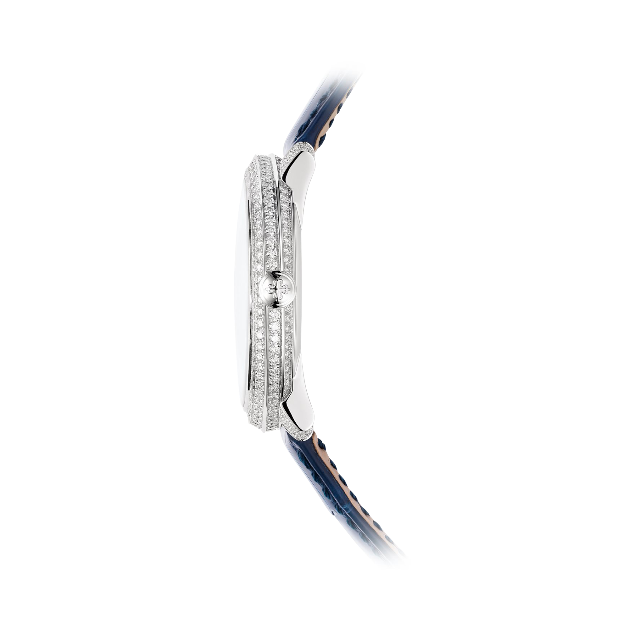 Patek Philippe Calatrava 36.5mm, Pave Diamond Dial, Arabic Numerals_3