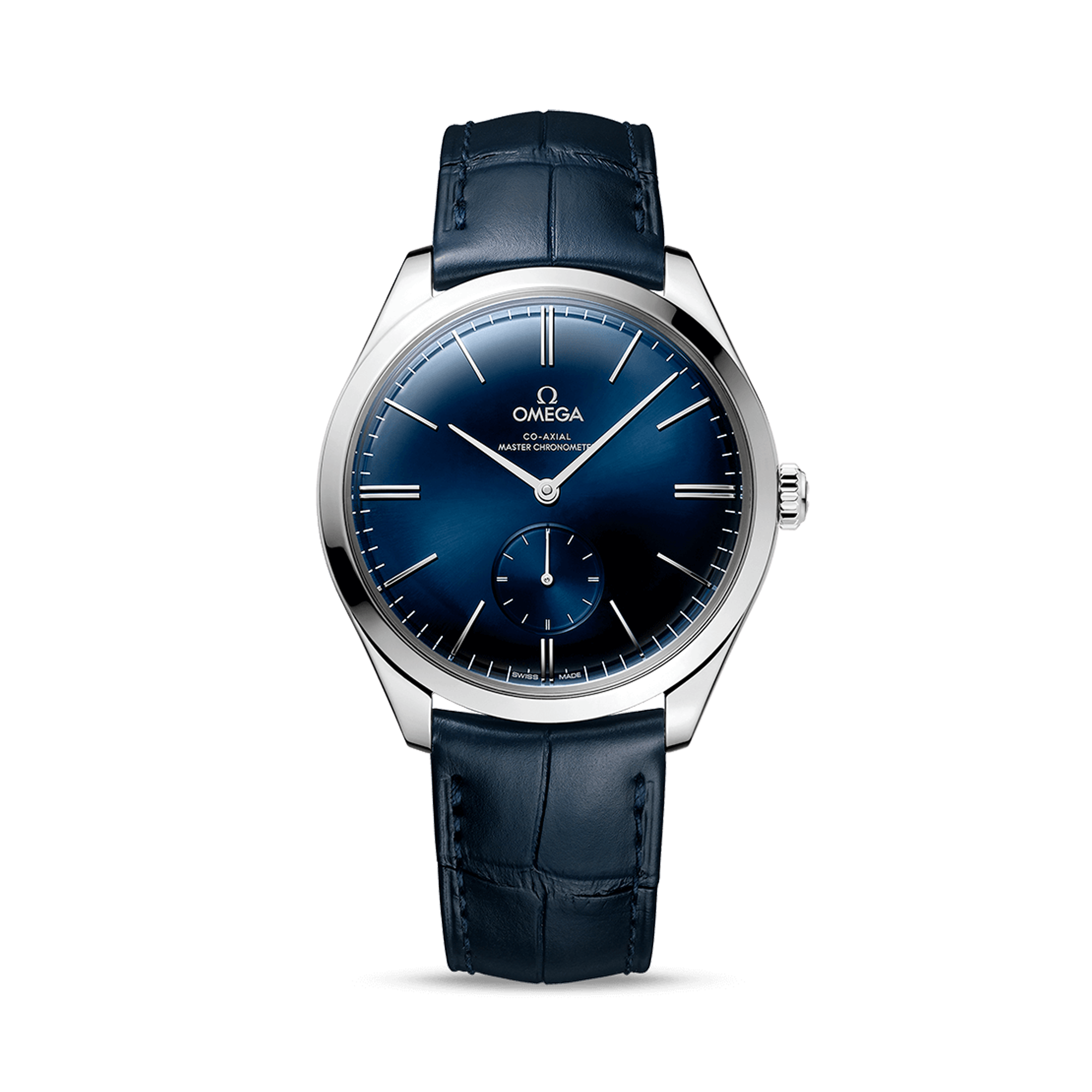 OMEGA De Ville Trésor Small Seconds 40mm, Blue Dial, Baton Numerals_1