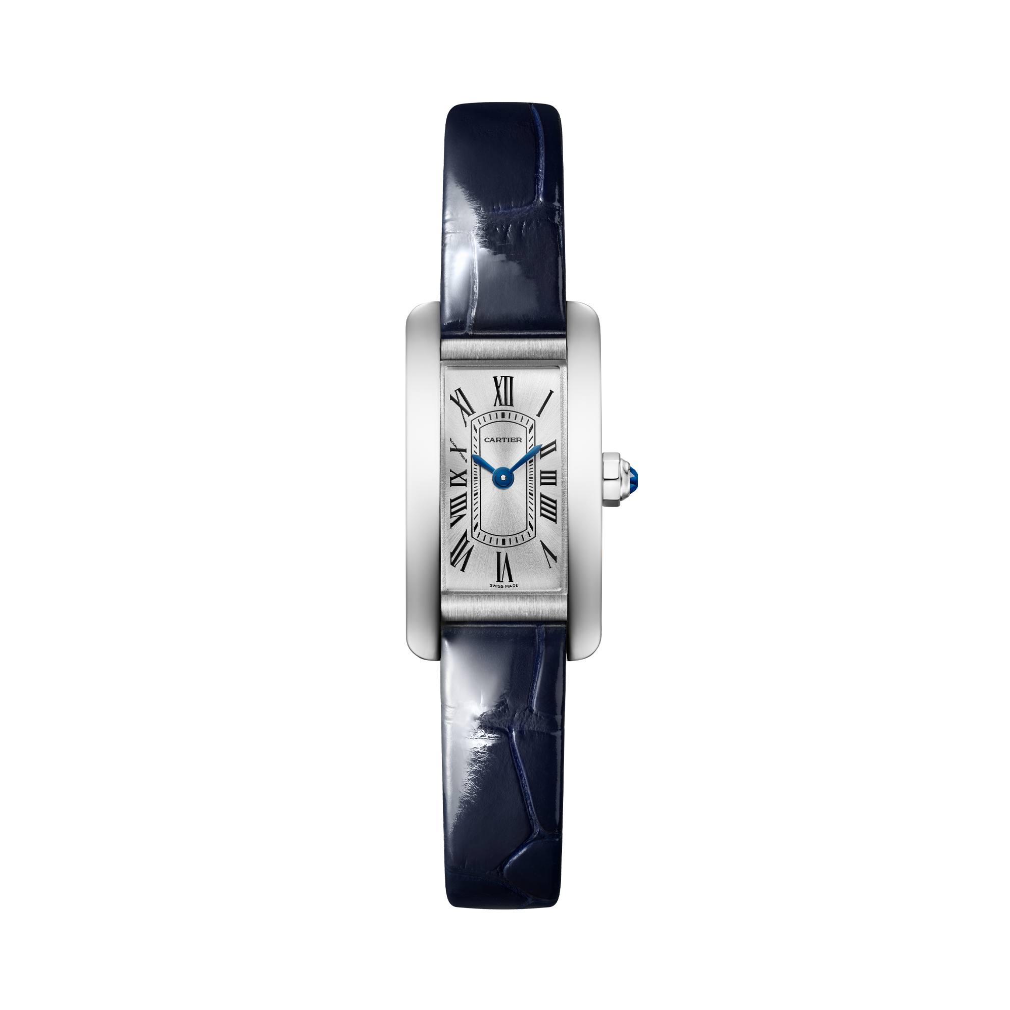 Cartier Tank Americane 28mm, Silver Dial, Roman Numerals_1