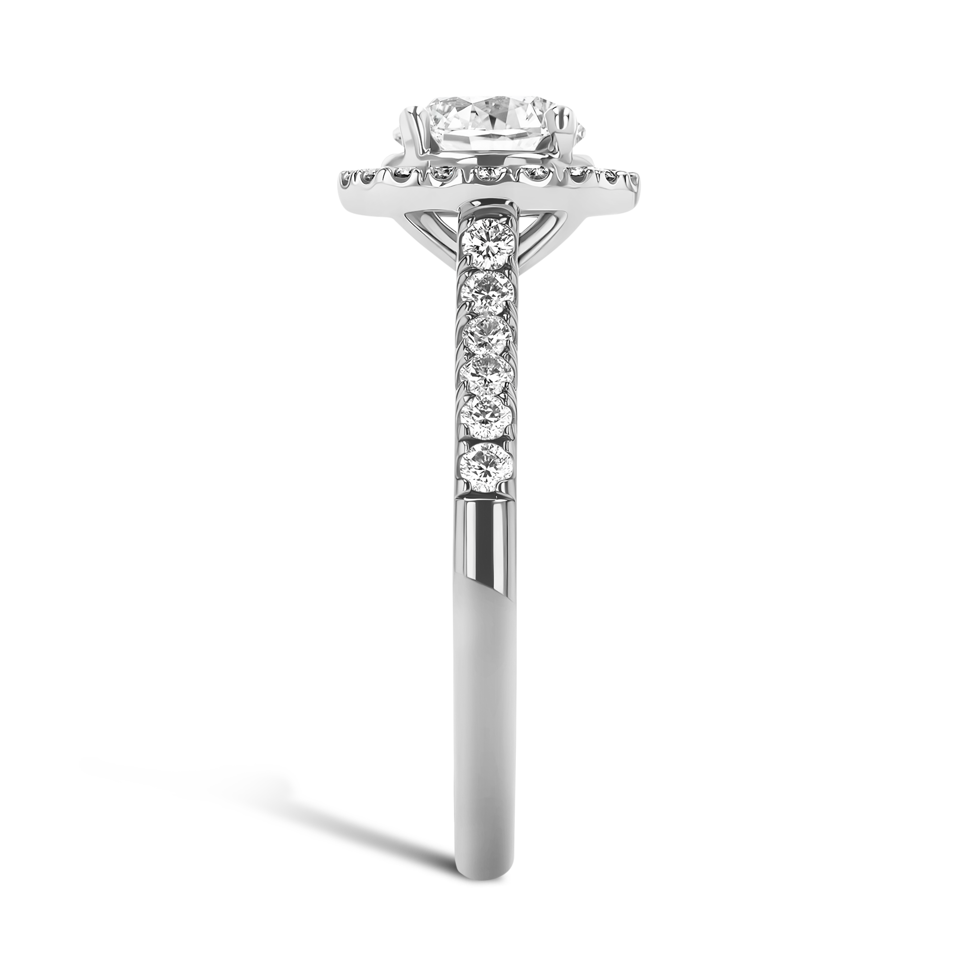 Celestial 0.30ct Brilliant Cut Diamond Cluster Ring Brilliant cut, Claw set_4
