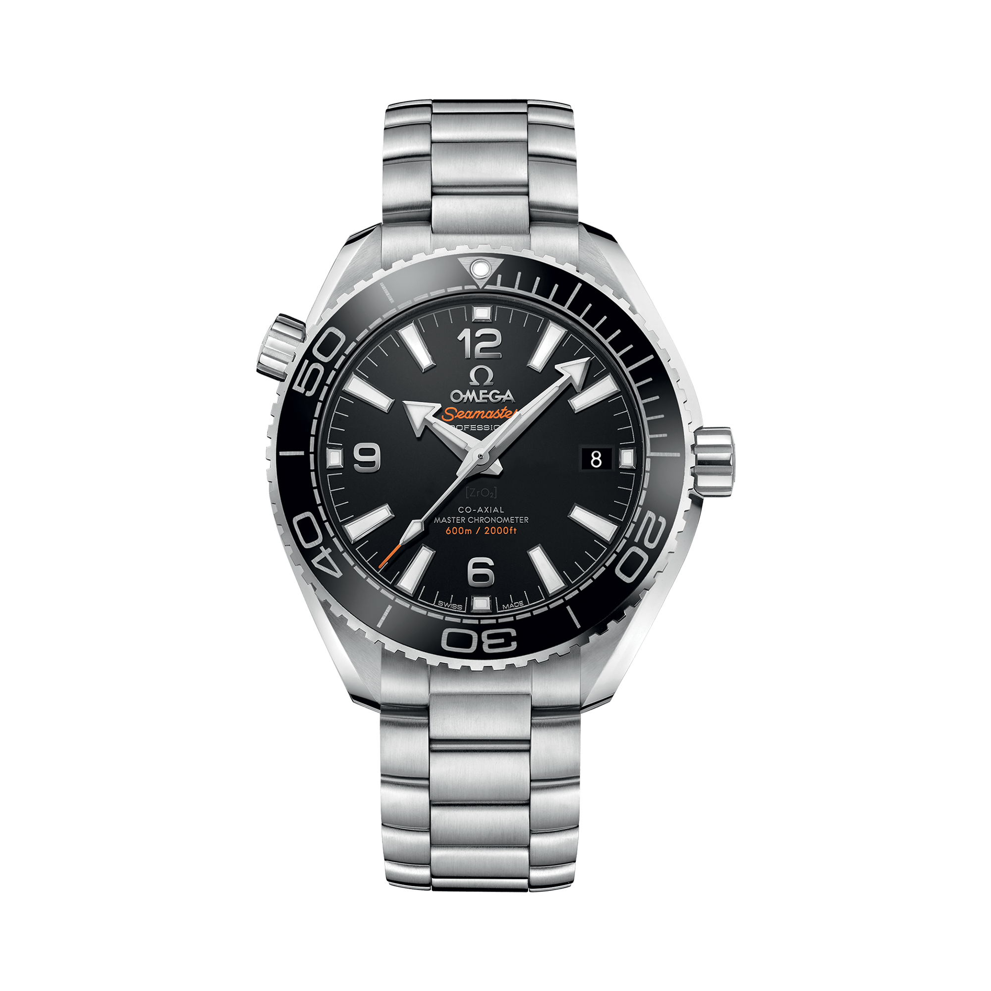 OMEGA Seamaster Planet Ocean 600m 39.5mm, Black Dial, Baton Numerals_1