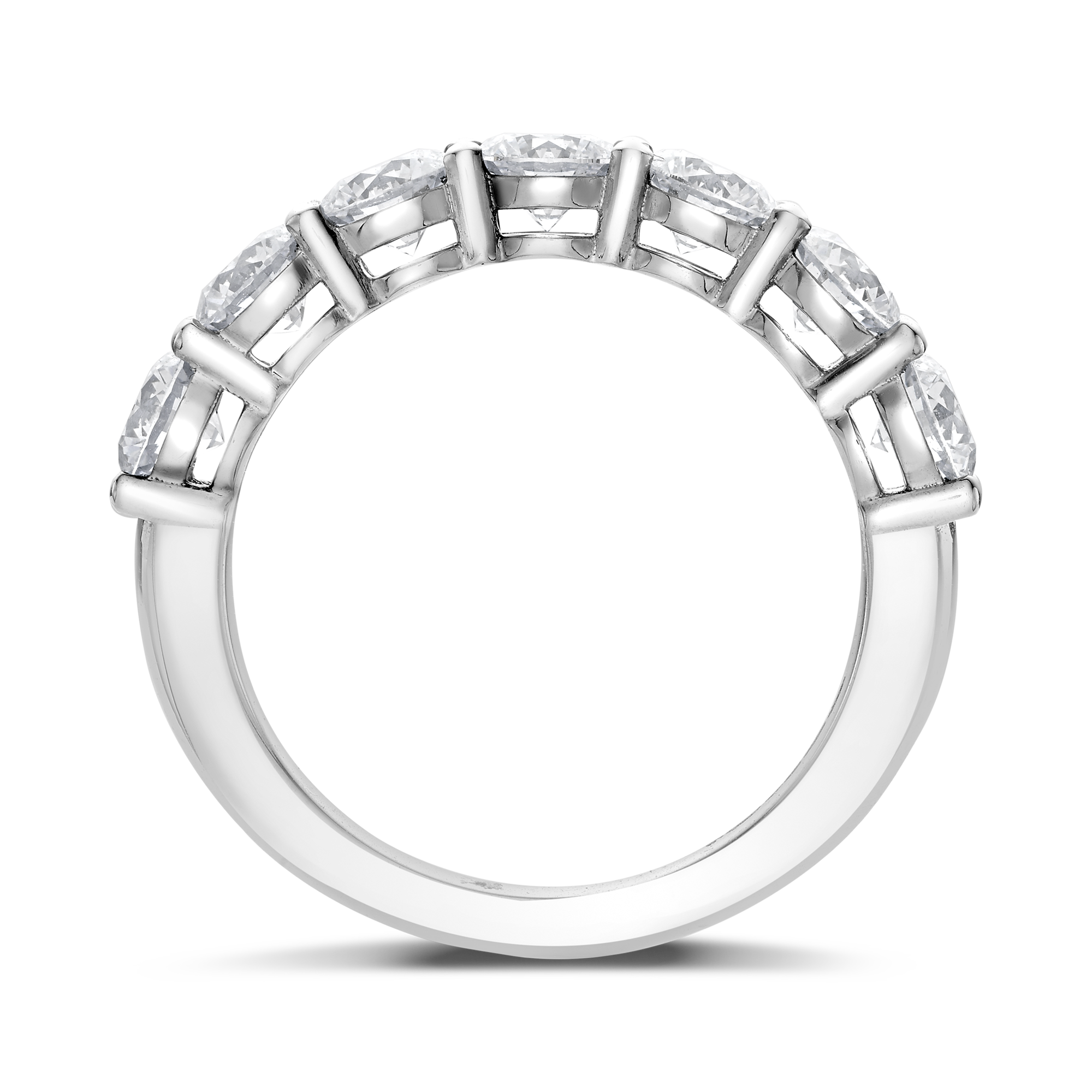 Seven Stone Diamond Ring Round Brilliant, Claw Set_3