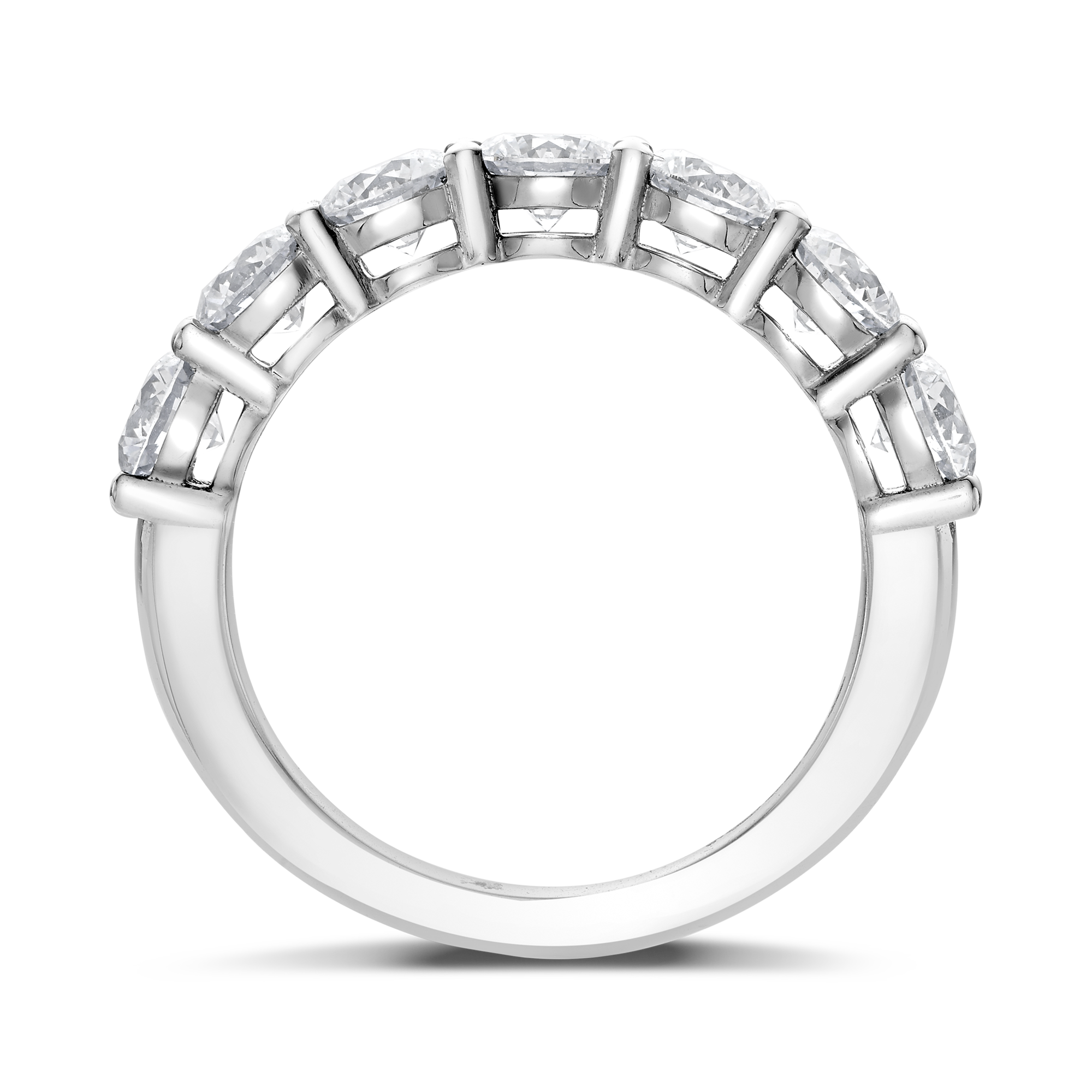 Seven Stone Diamond Ring Round Brilliant, Claw Set_3