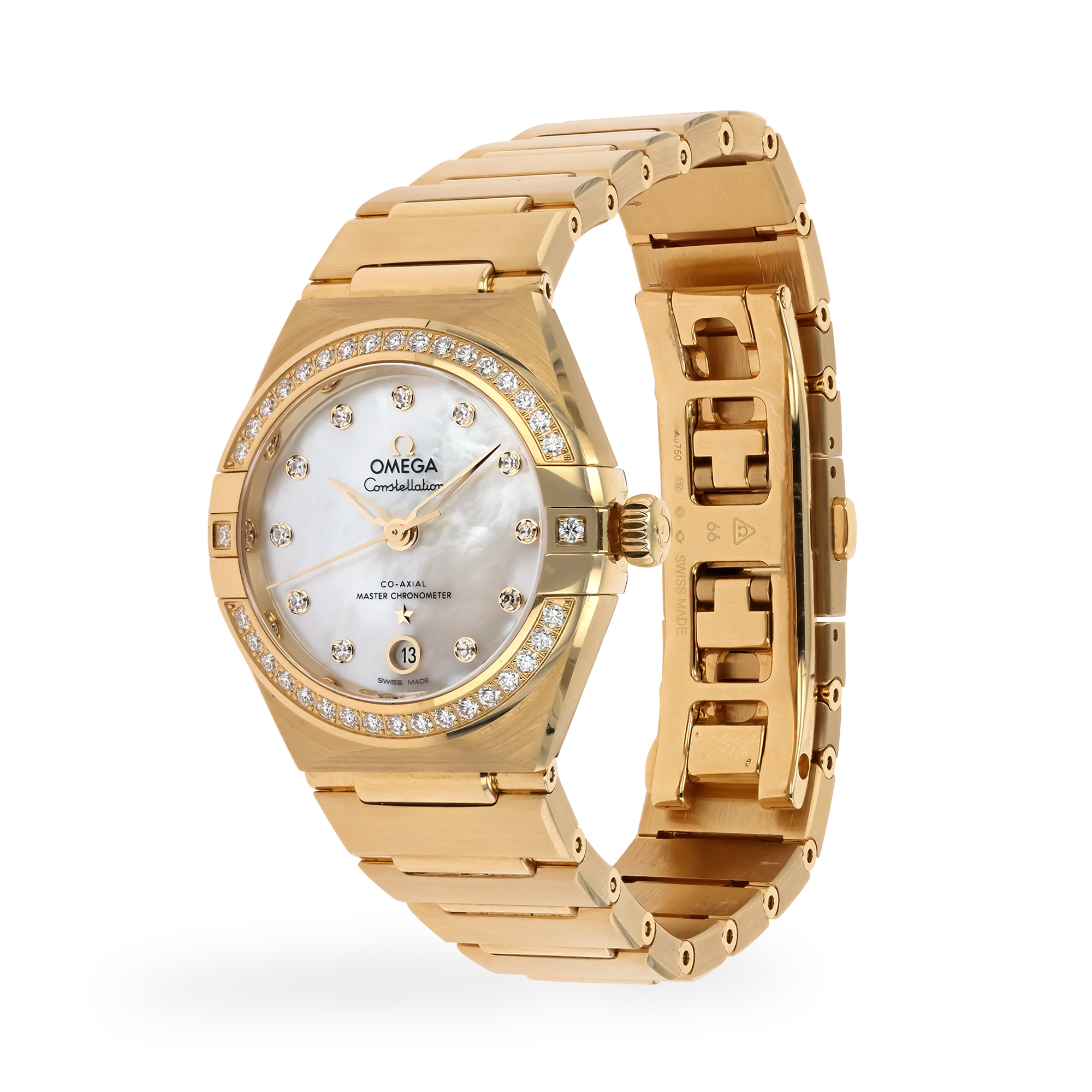 Pre-Owned OMEGA Constellation 29mm, Mother of Pearl Dial, Diamond Numerals_2