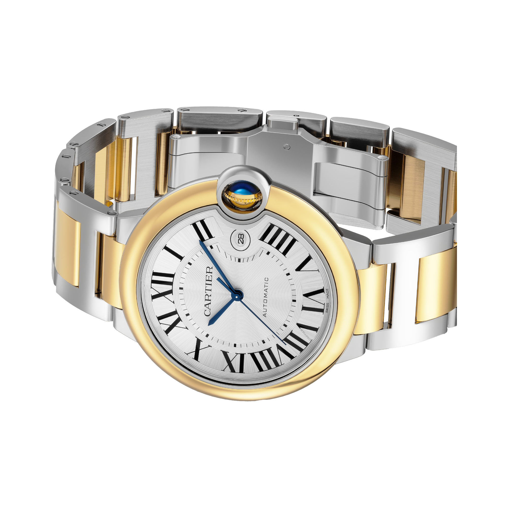 Cartier Ballon Bleu 42mm, Silver Dial, Roman Numerals_2