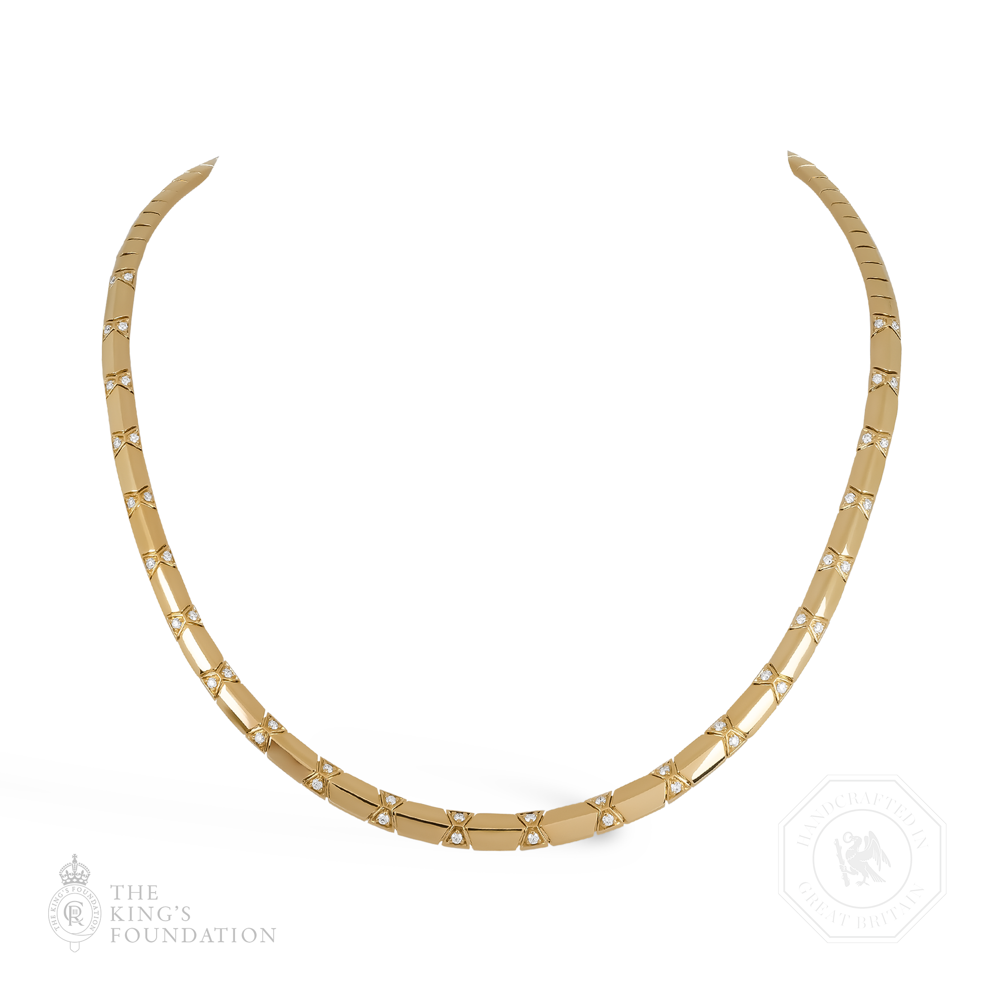 Origins Diamond Set Necklace Brilliant Cut, Grain Set_1