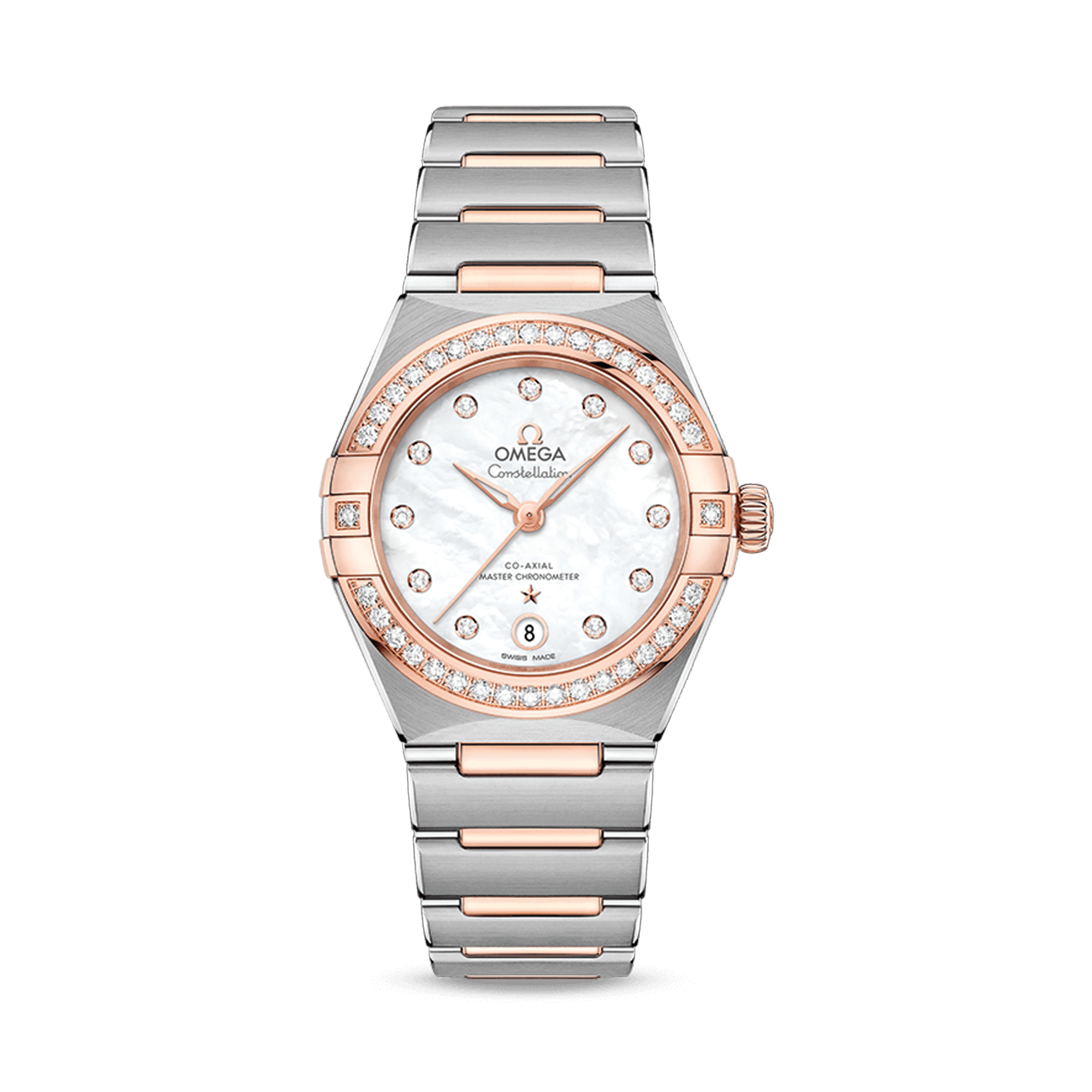 OMEGA Constellation 29mm, Mother of Pearl Dial, Diamond Numerals_1