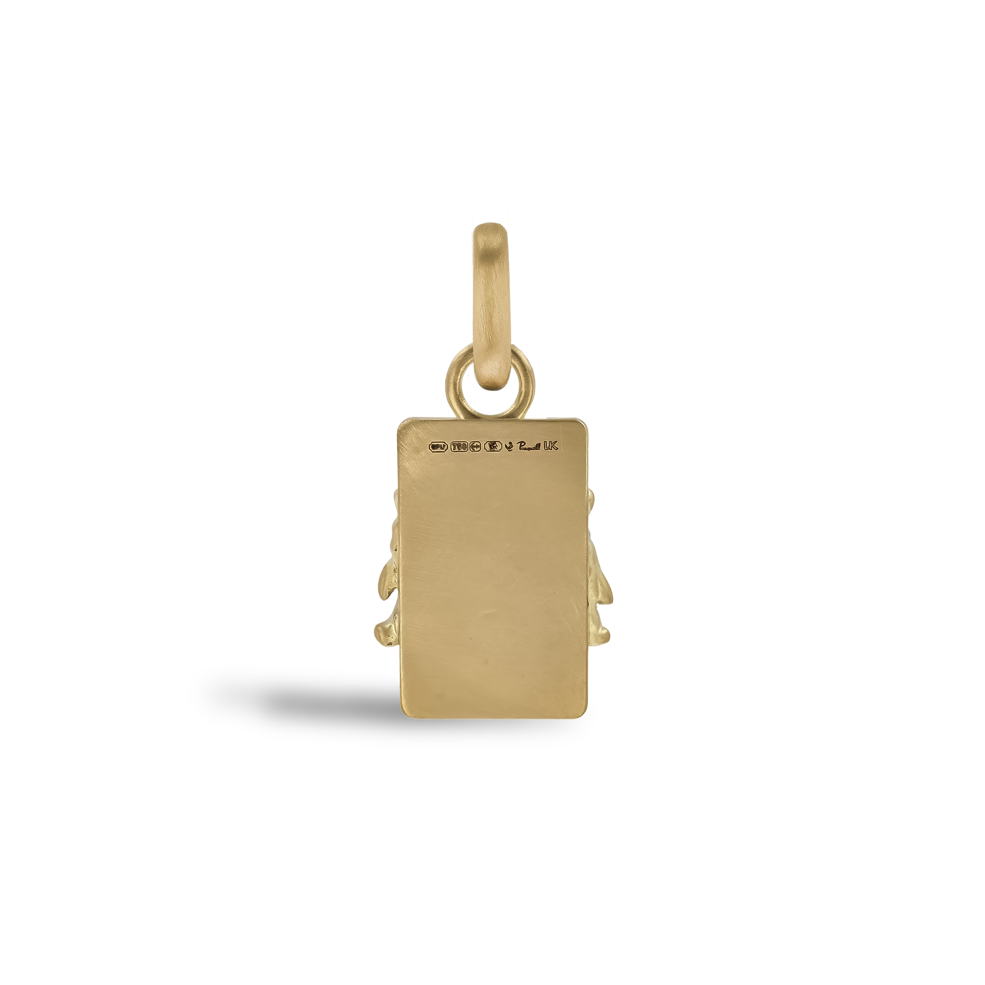 Zodiac Diamond Leo Pendant Charm Brilliant Cut, Rubover Set_2