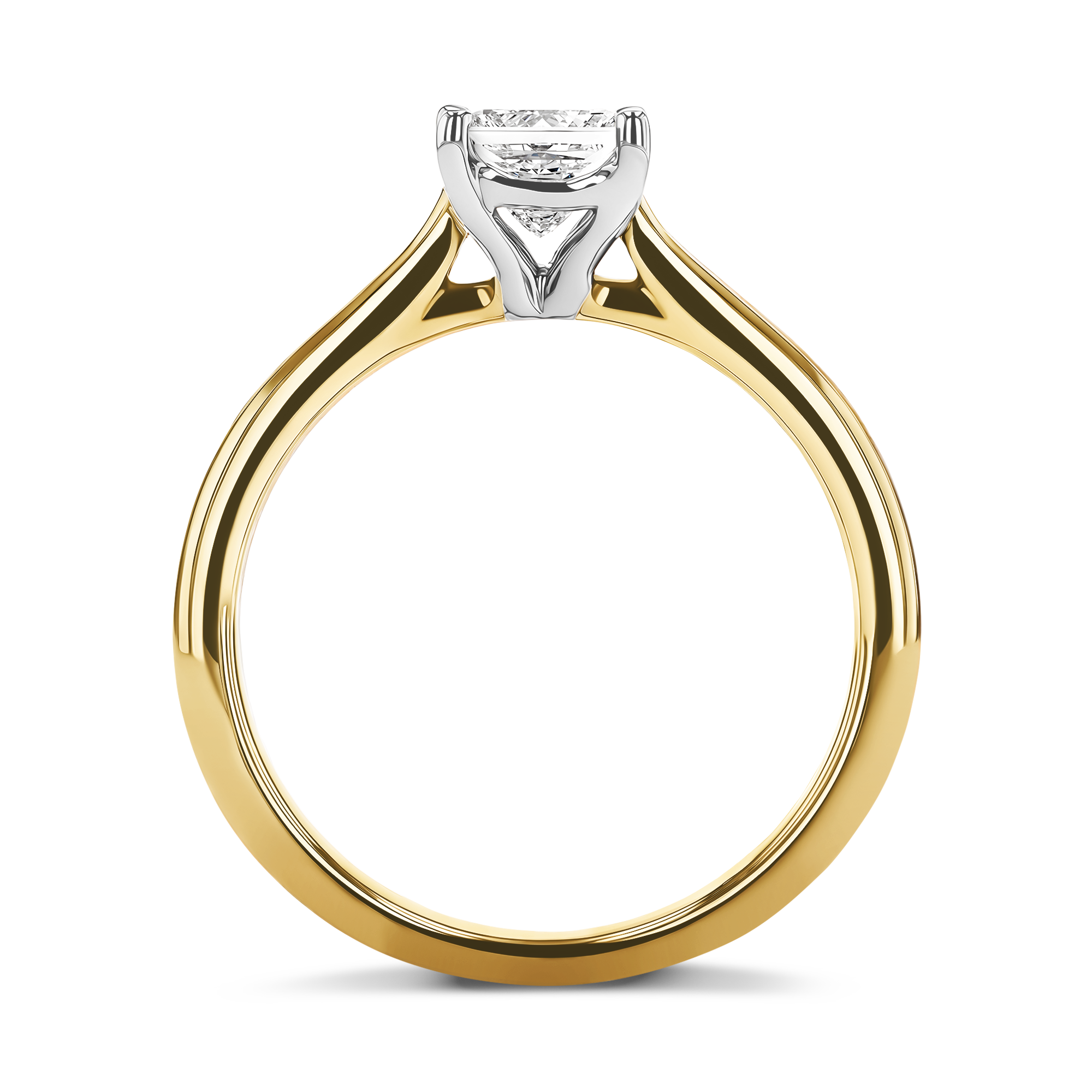 Gaia 0.40ct Princess Cut Diamond Ring Princess Cut, Claw Set_3