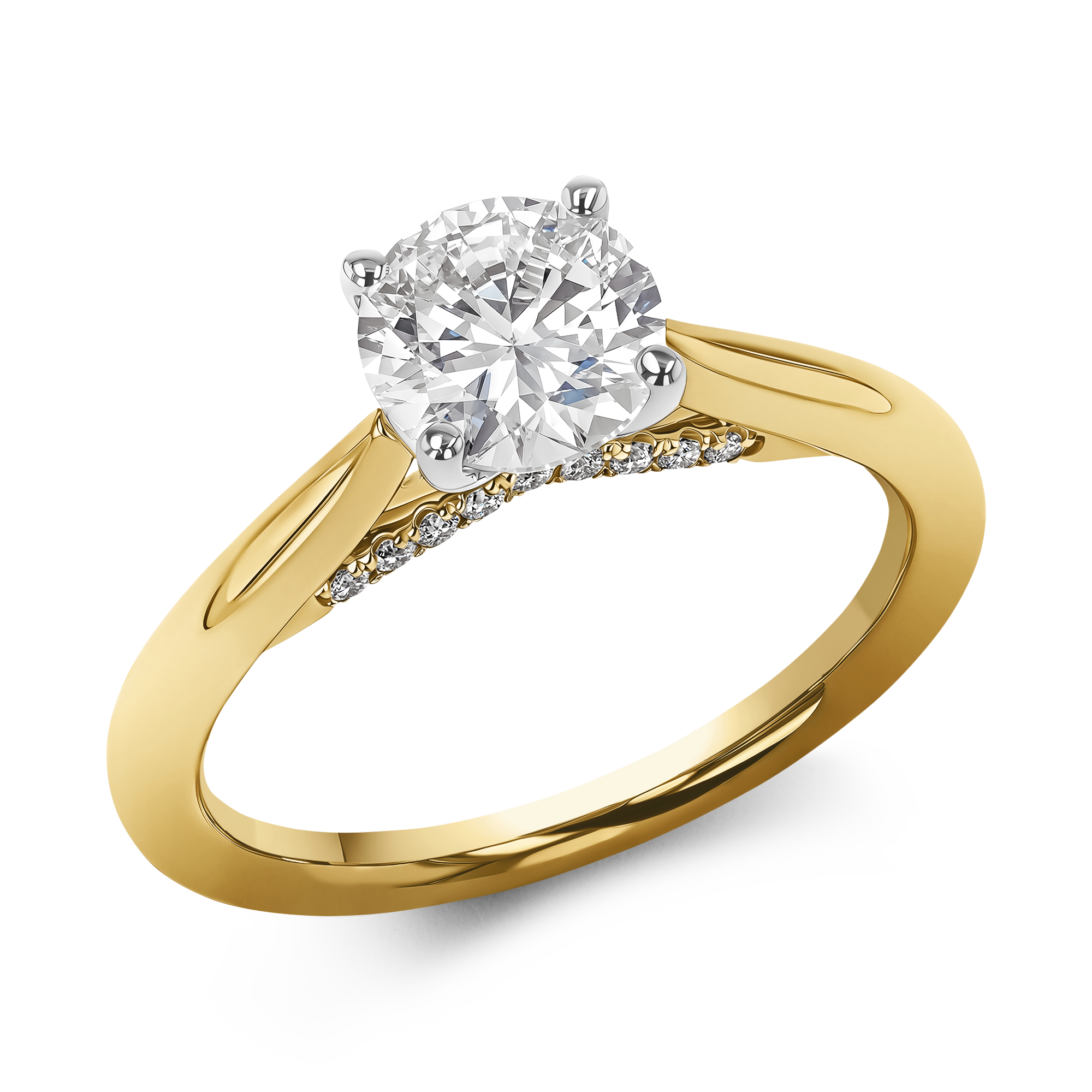 Classic 1.00ct Diamond Solitaire Ring Brilliant cut, Claw set_1
